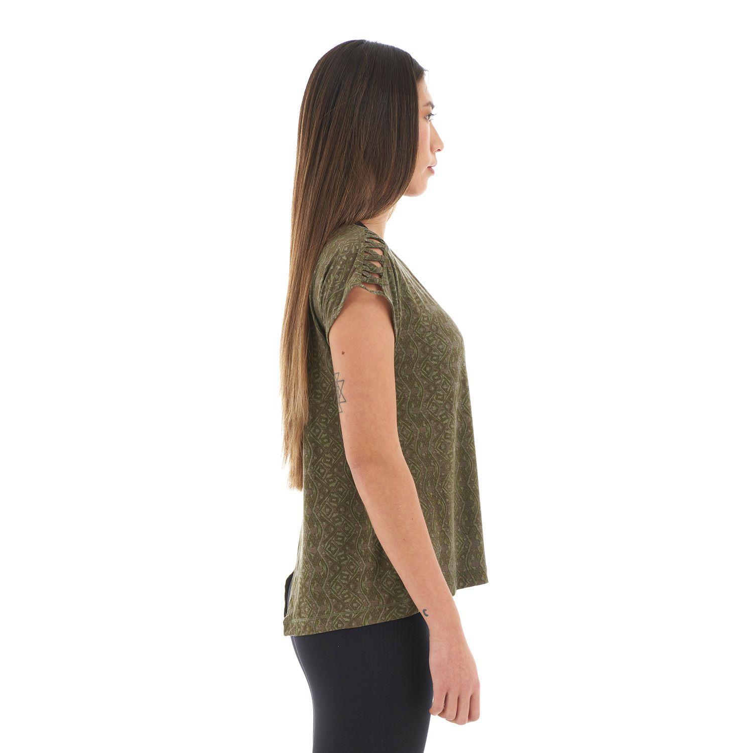 Polera Mujer Botanical T-Shirt Print Laurel Lippi-3