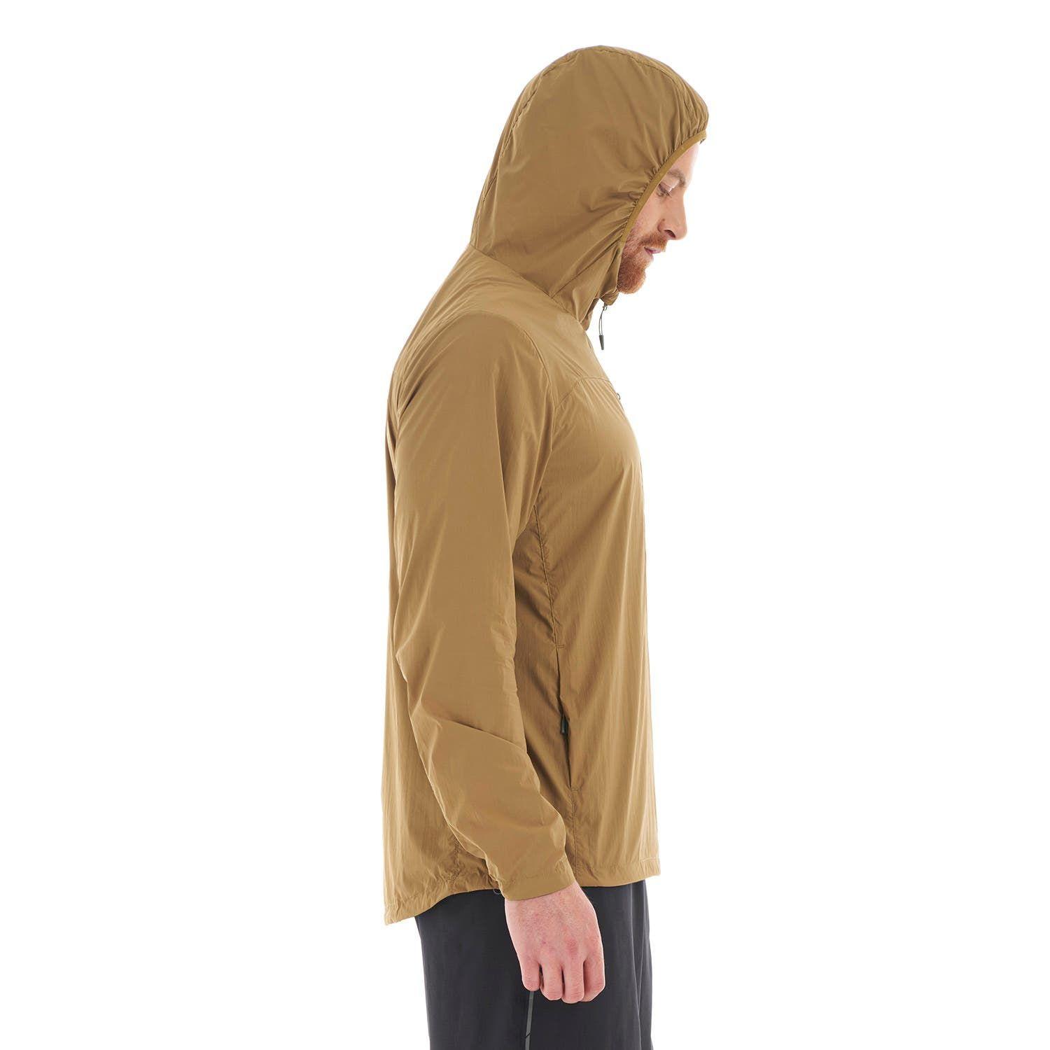 Chaqueta Hombre Spry WindBreaker 14 Zip Hoody Jacket Cafe Pardo Lippi-3