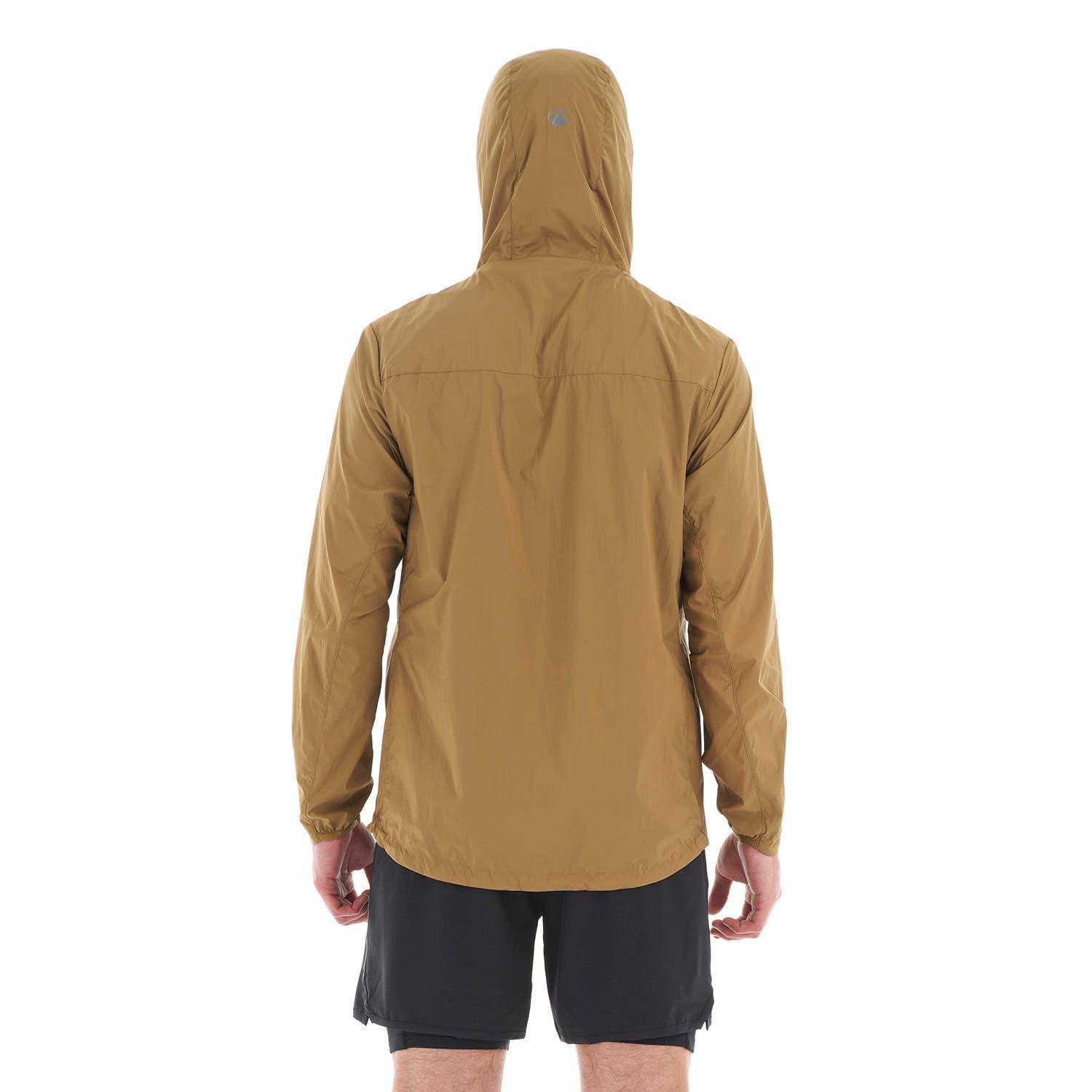 Chaqueta Hombre Spry WindBreaker 14 Zip Hoody Jacket Cafe Pardo Lippi-5