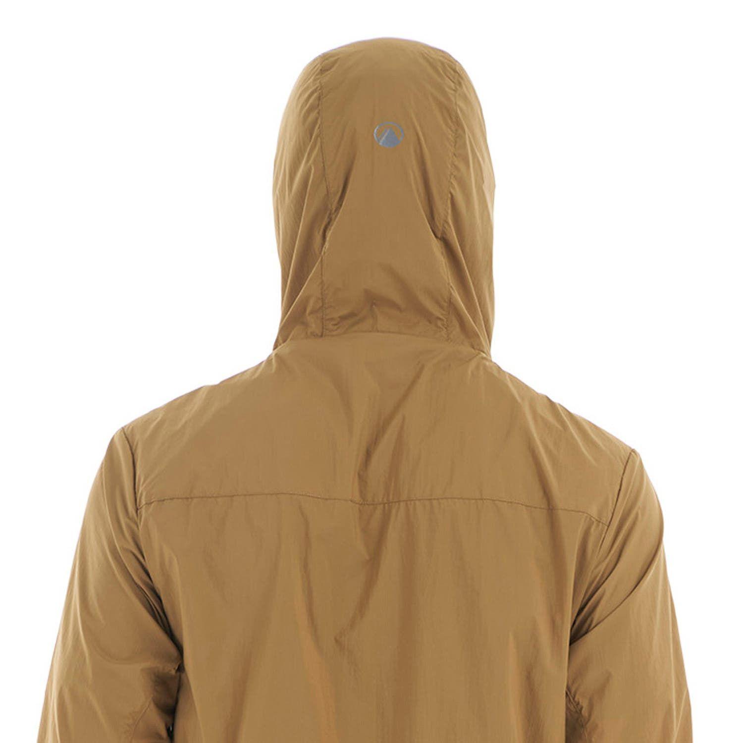 Chaqueta Hombre Spry WindBreaker 14 Zip Hoody Jacket Cafe Pardo Lippi-7