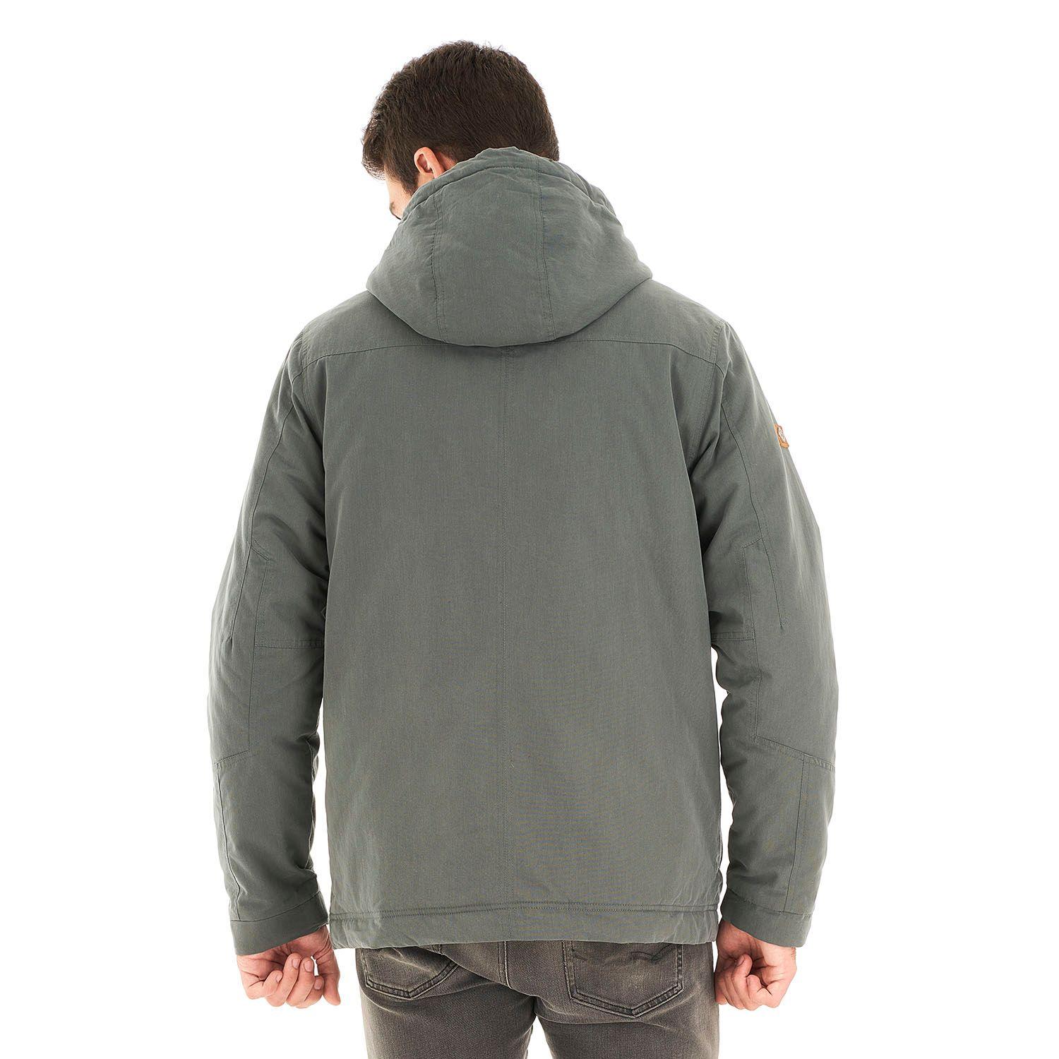 Chaqueta Hombre Peumo Canvas Hoody Jacket Grafito Lippi I21-5