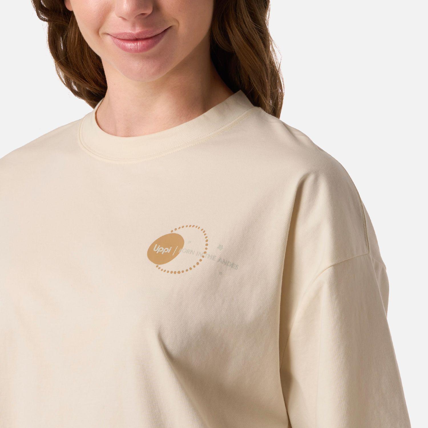 Polera Mujer Sun Sorona T-Shirt Crudo Lippi V26-3