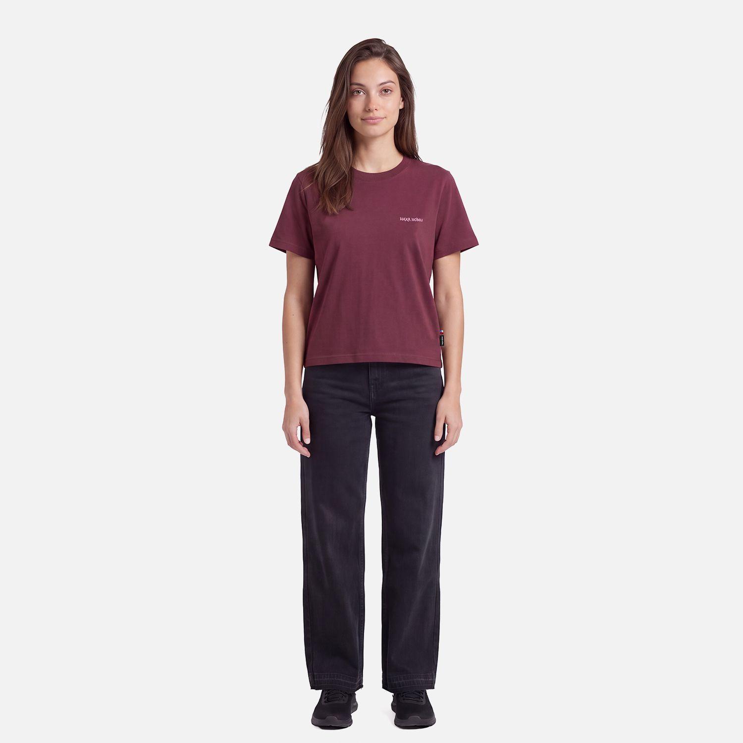 Polera Mujer Polo Burdeo Haka Honu V27-2