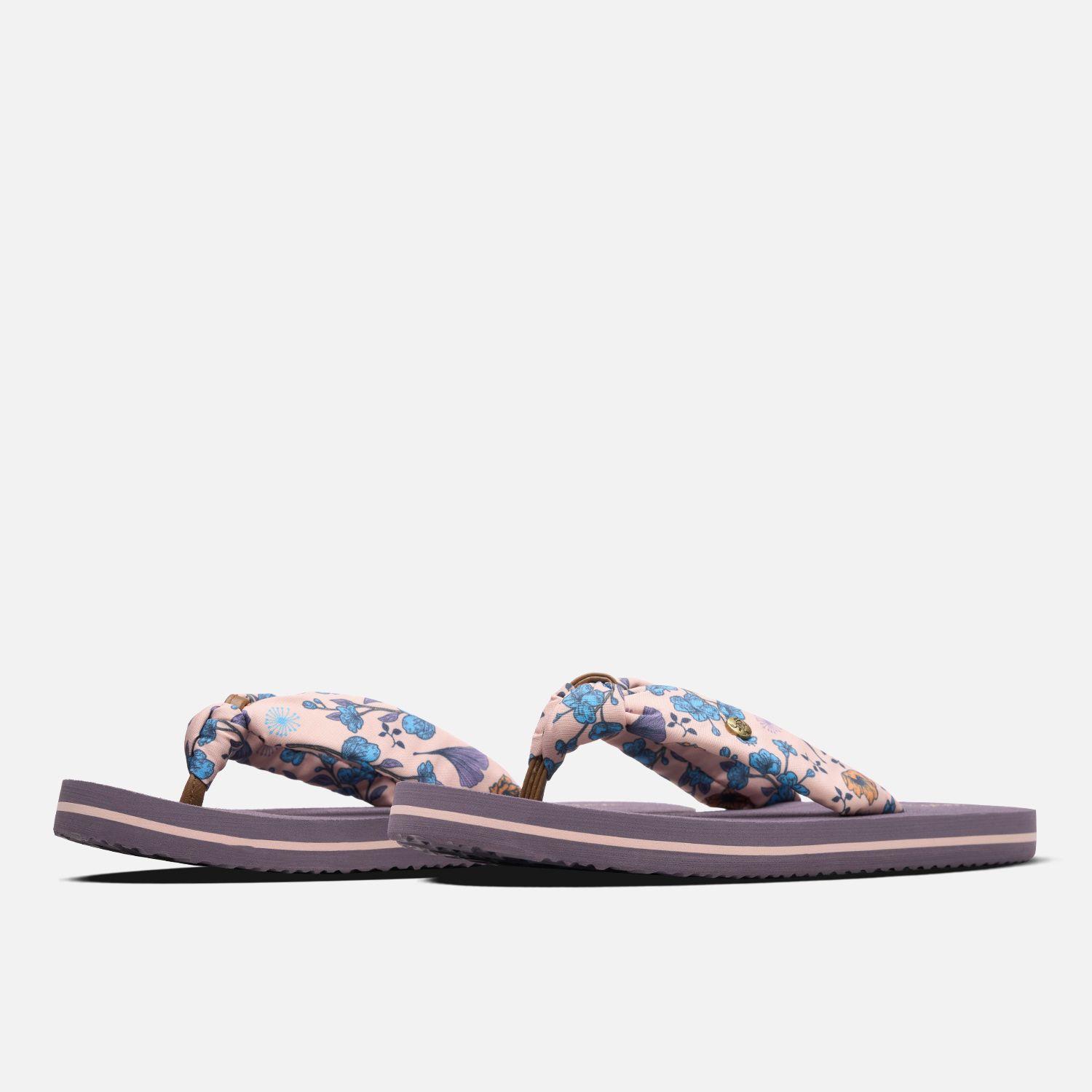 Sandalia Mujer Shancleta Damasco Haka Honu V26-1