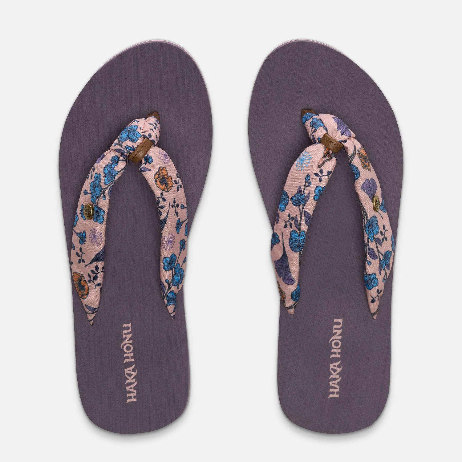 Sandalia Mujer Shancleta Damasco Haka Honu V26-3