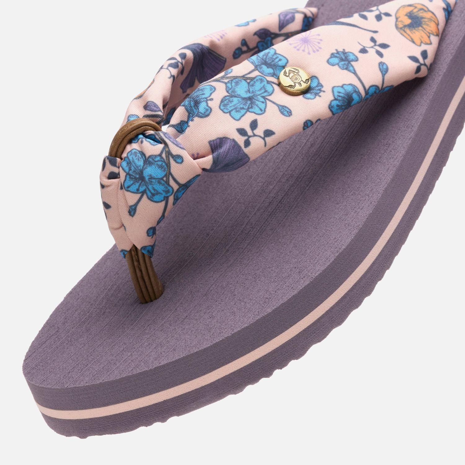 Sandalia Mujer Shancleta Damasco Haka Honu V26-4