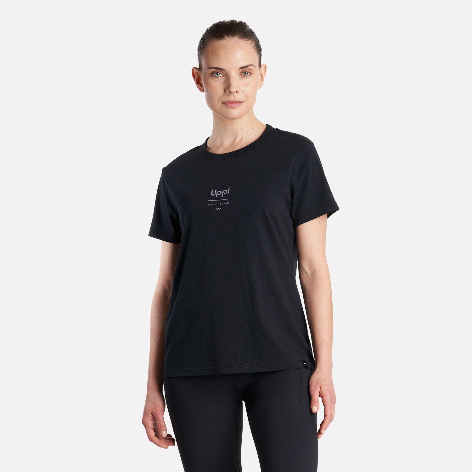 Polera Mujer  Ulmo Mid Point T-Shirt Negro Lippi-1