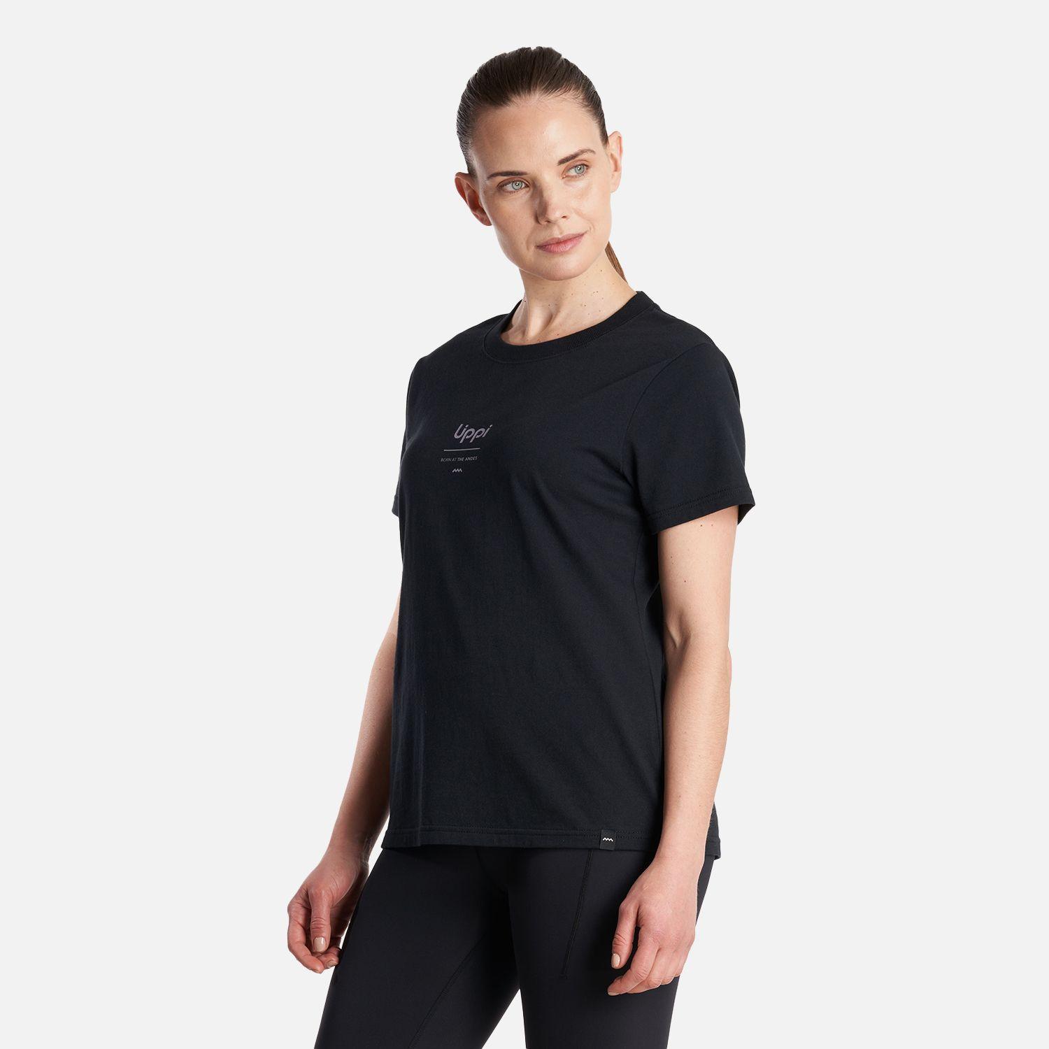 Polera Mujer  Ulmo Mid Point T-Shirt Negro Lippi-2