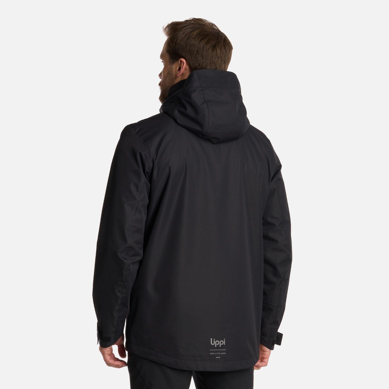 Chaqueta Hombre Tres Cruces Fusion-3 Hoody Negro Lippi I25-2