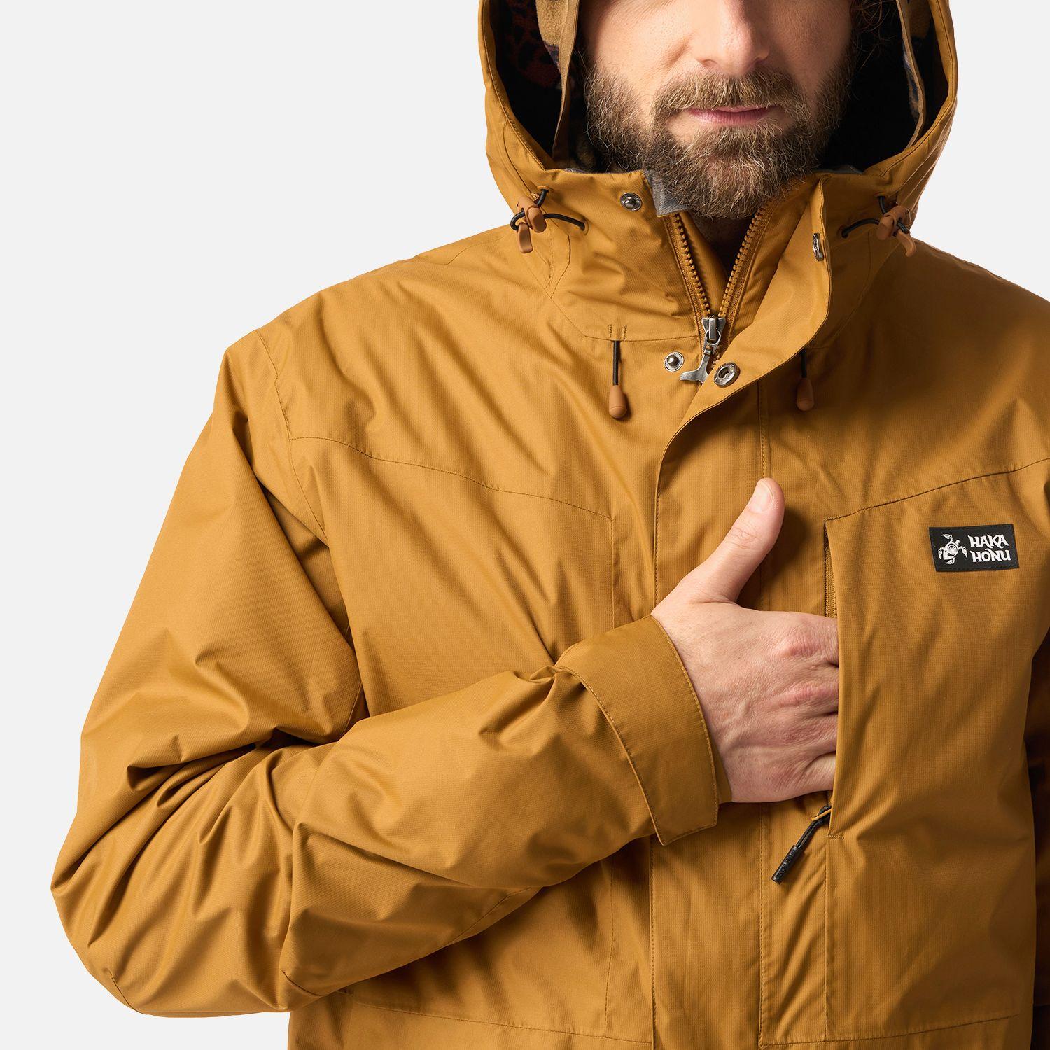 Chaqueta Hombre Corteza Mostaza Oscuro Haka Honu I26-3