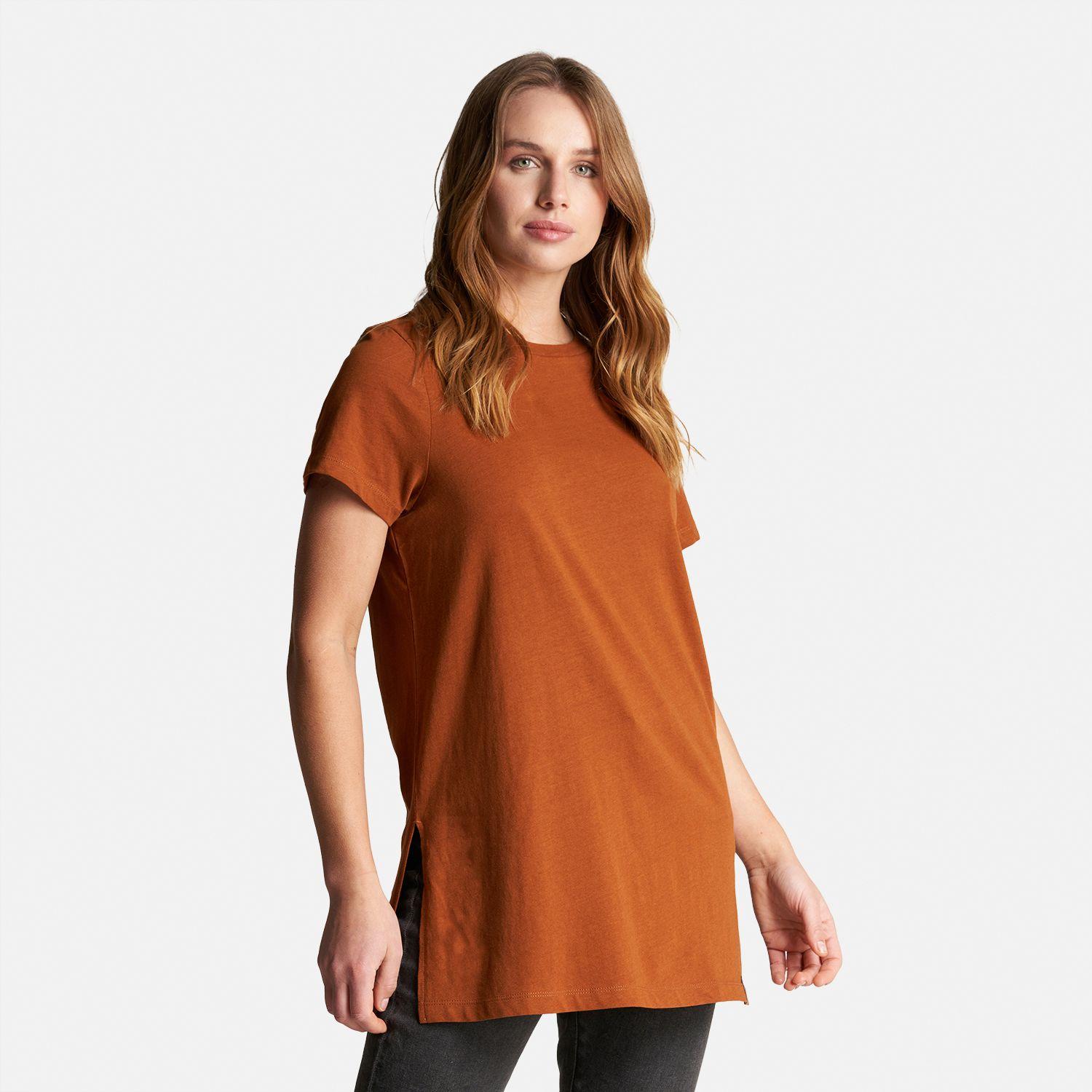 Polera Mujer Natural Terracota Haka Honu-2