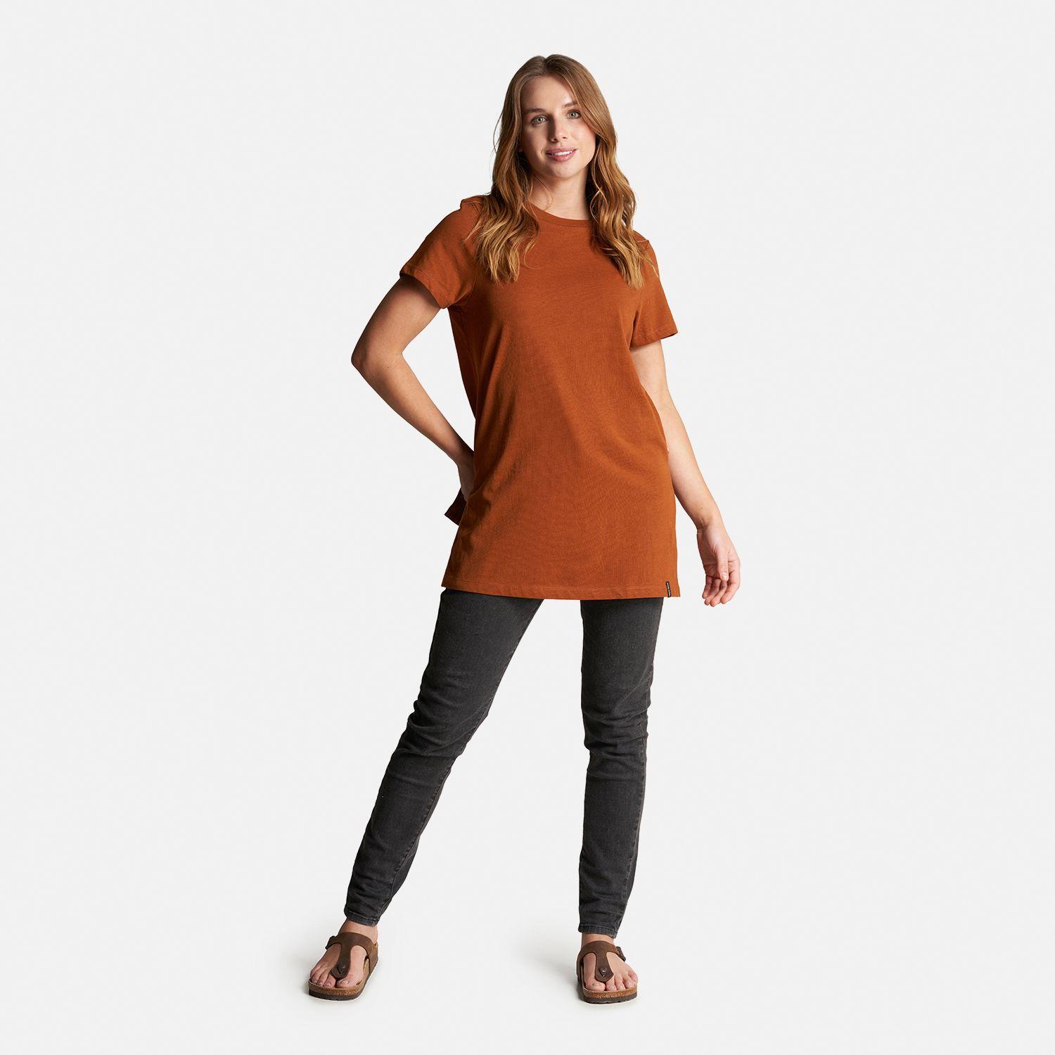 Polera Mujer Natural Terracota Haka Honu-6