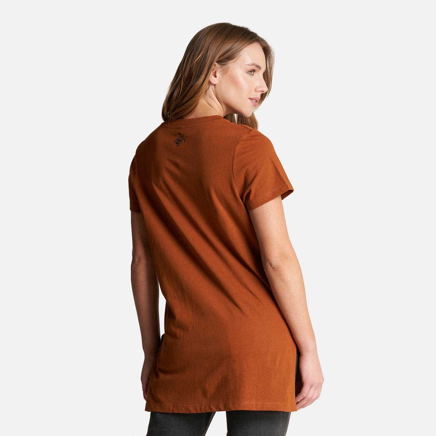 Polera Mujer Natural Terracota Haka Honu-3