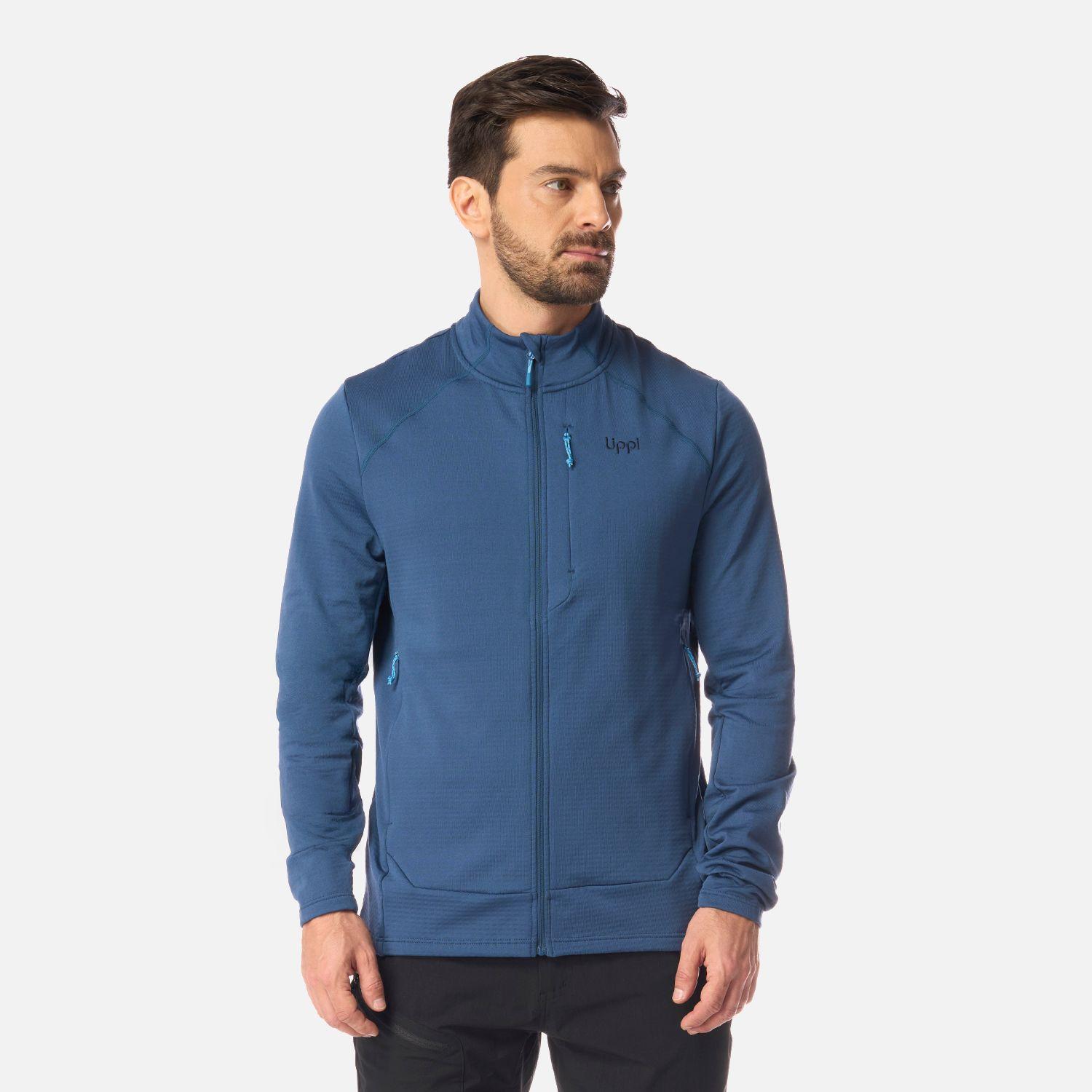 Polerón Hombre Viedma 1000 Nano-F Full Zip Azul Oscuro Lippi I26-0