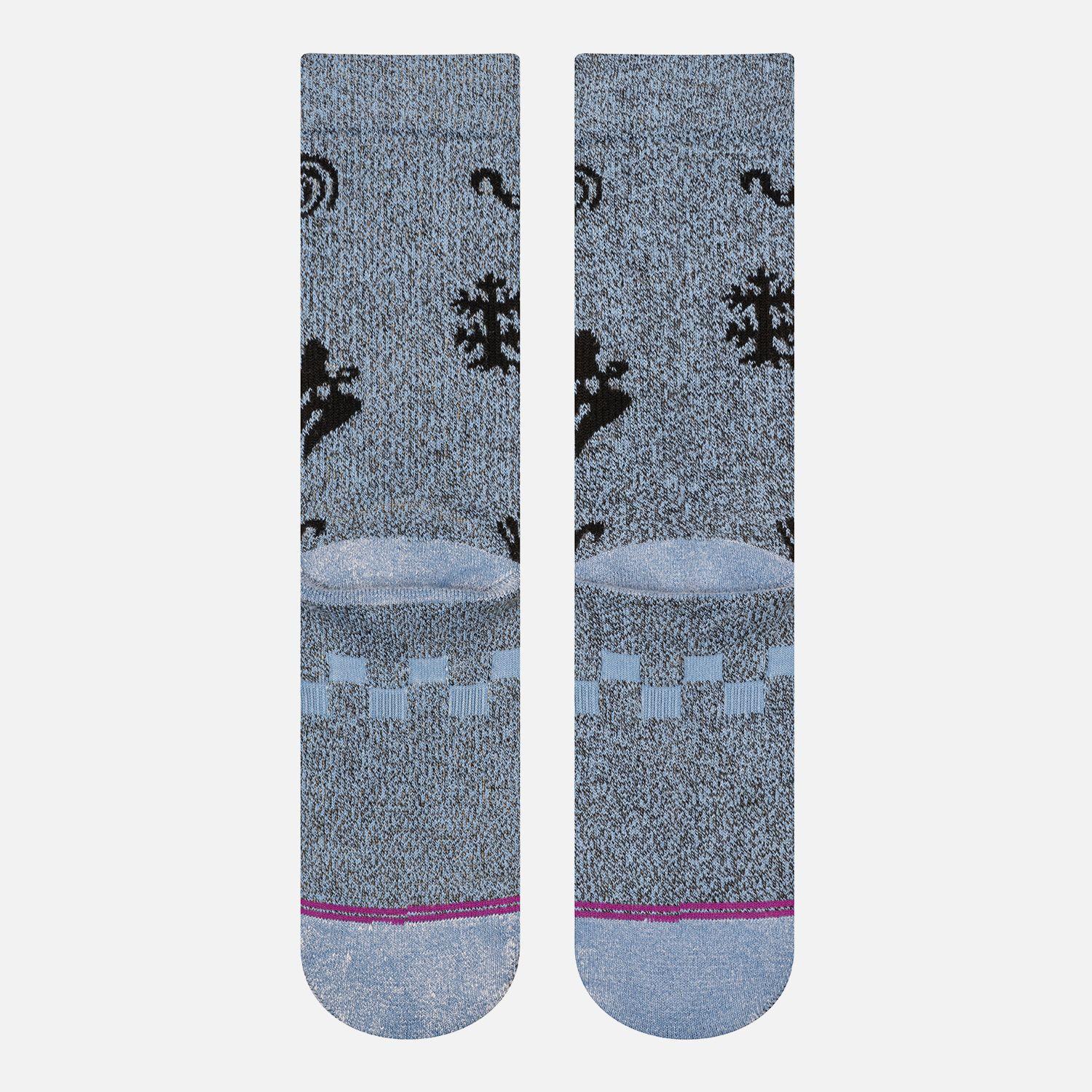 Calcetin Mujer Travel Walk Classic Socks Celeste Lippi-2