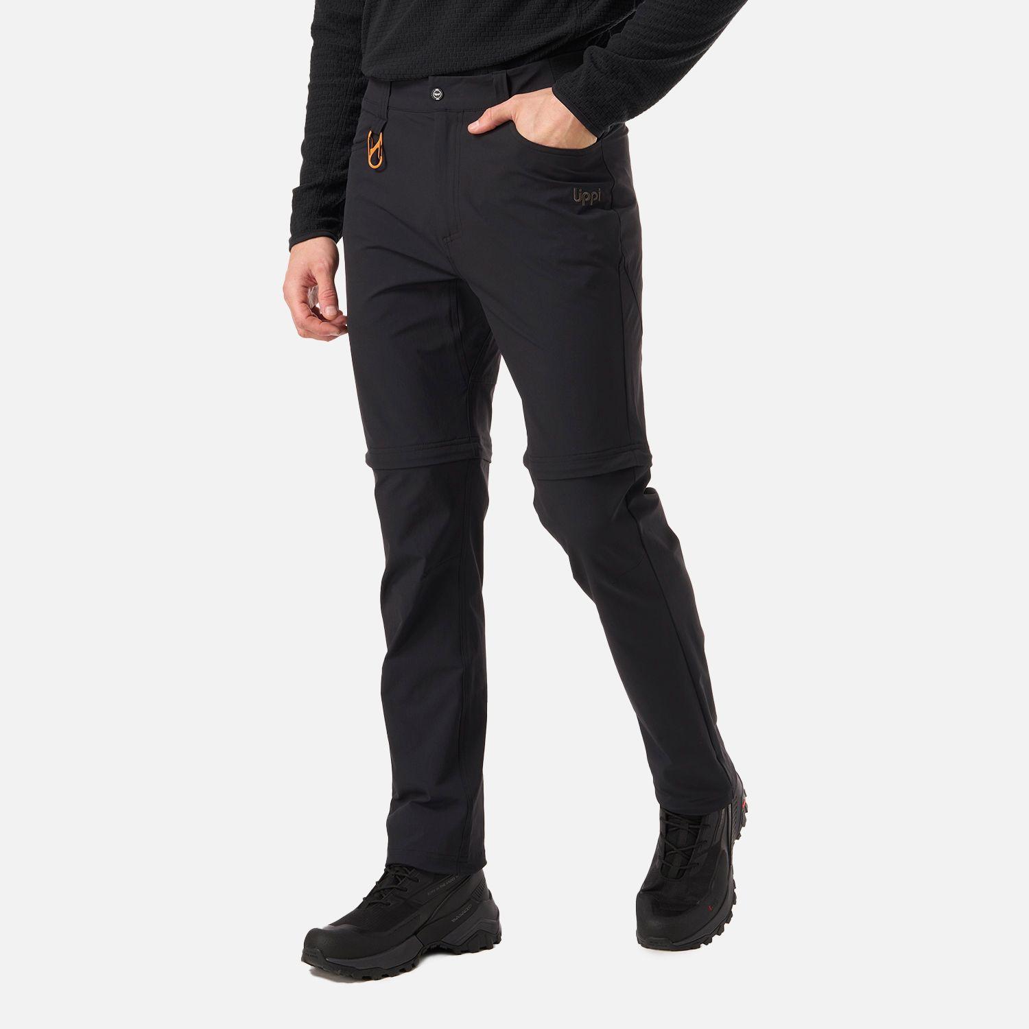 Pantalón Hombre Lennox Q-Dry Mix-2 Pants Negro Lippi V26-1