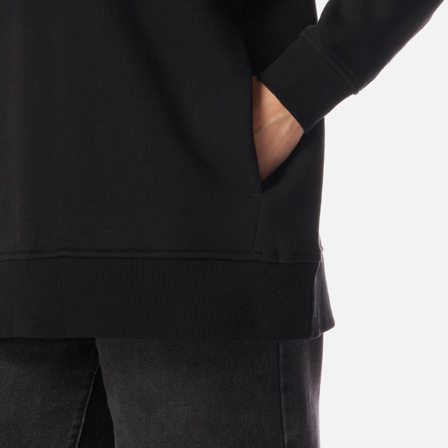 Polerón Mujer Insigne Hoody Sweatshirt Front Print Negro Lippi I26-4