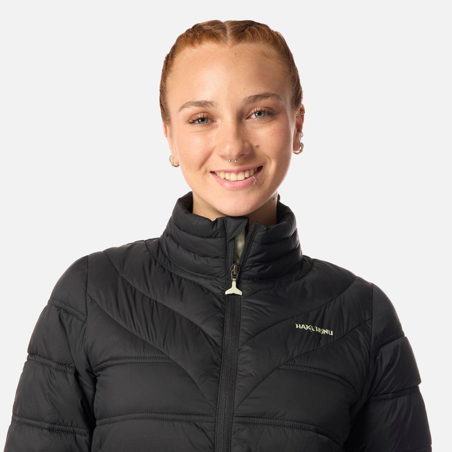 Chaqueta Mujer Ultraliviana Negro Haka Honu I26-3