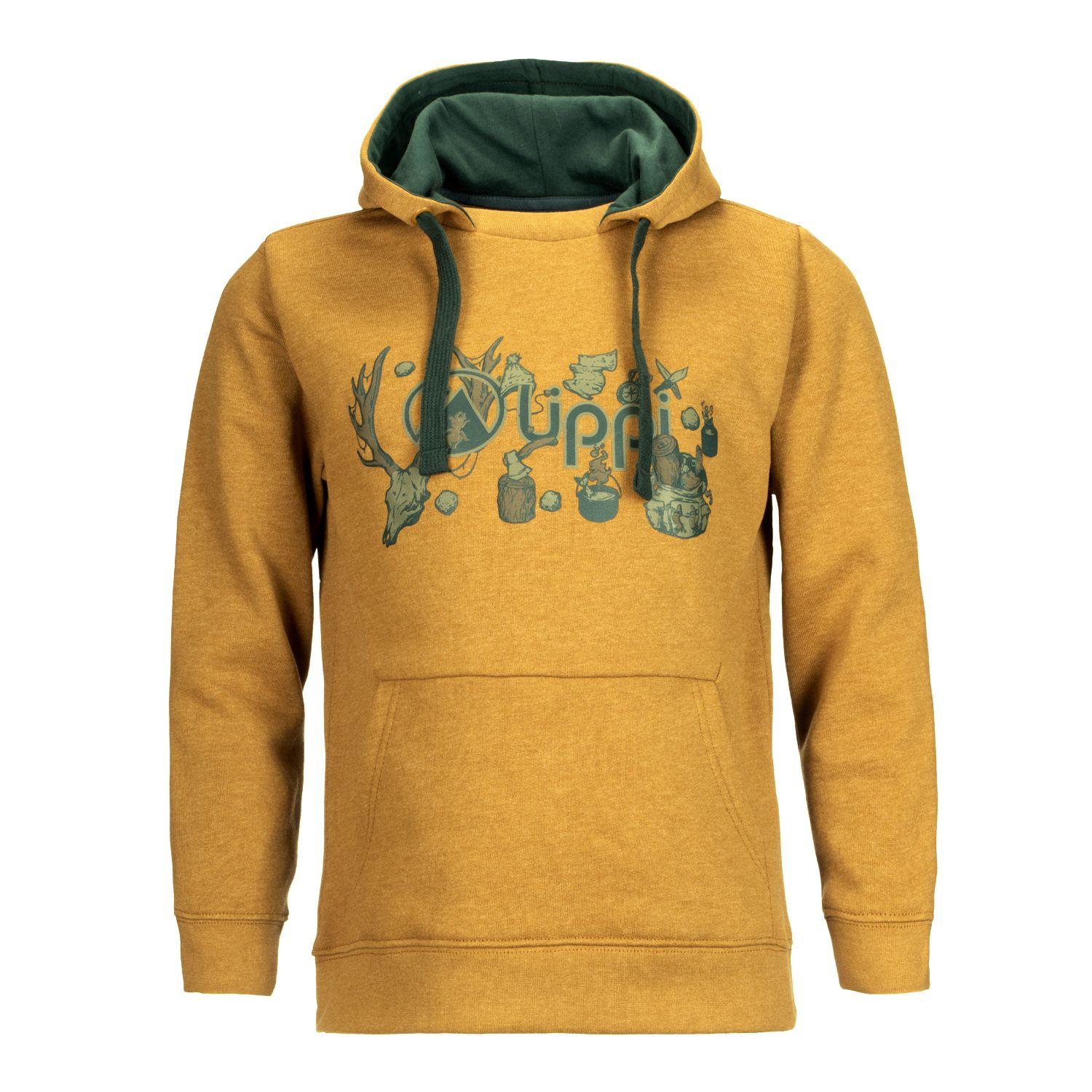 Poleron Niño Insigne Hoody Sweatshirt Melange Mostaza Lippi-0