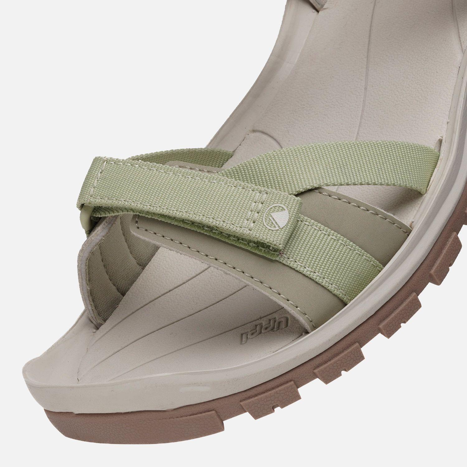 Sandalia Mujer Go Out Verde / Crema Lippi-4