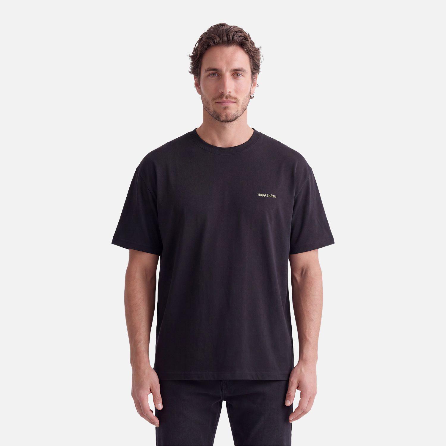 Polera Hombre Polo Negro Haka Honu V27-0