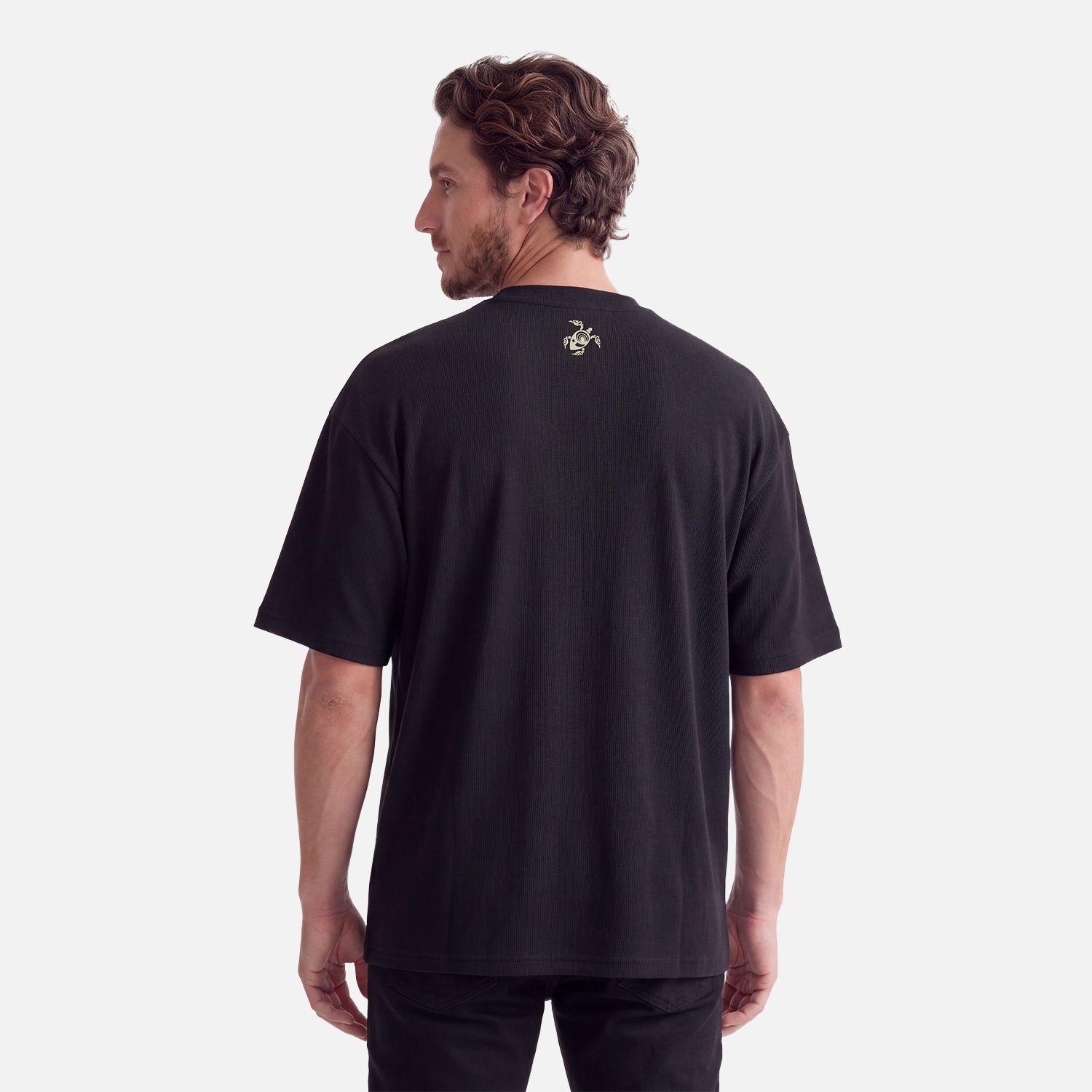 Polera Hombre Polo Negro Haka Honu V27-1