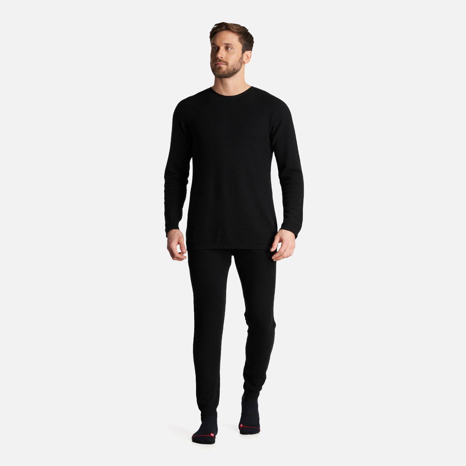 Primera Capa Hombre Skintec Merino Bottom Negro Lippi V26-5
