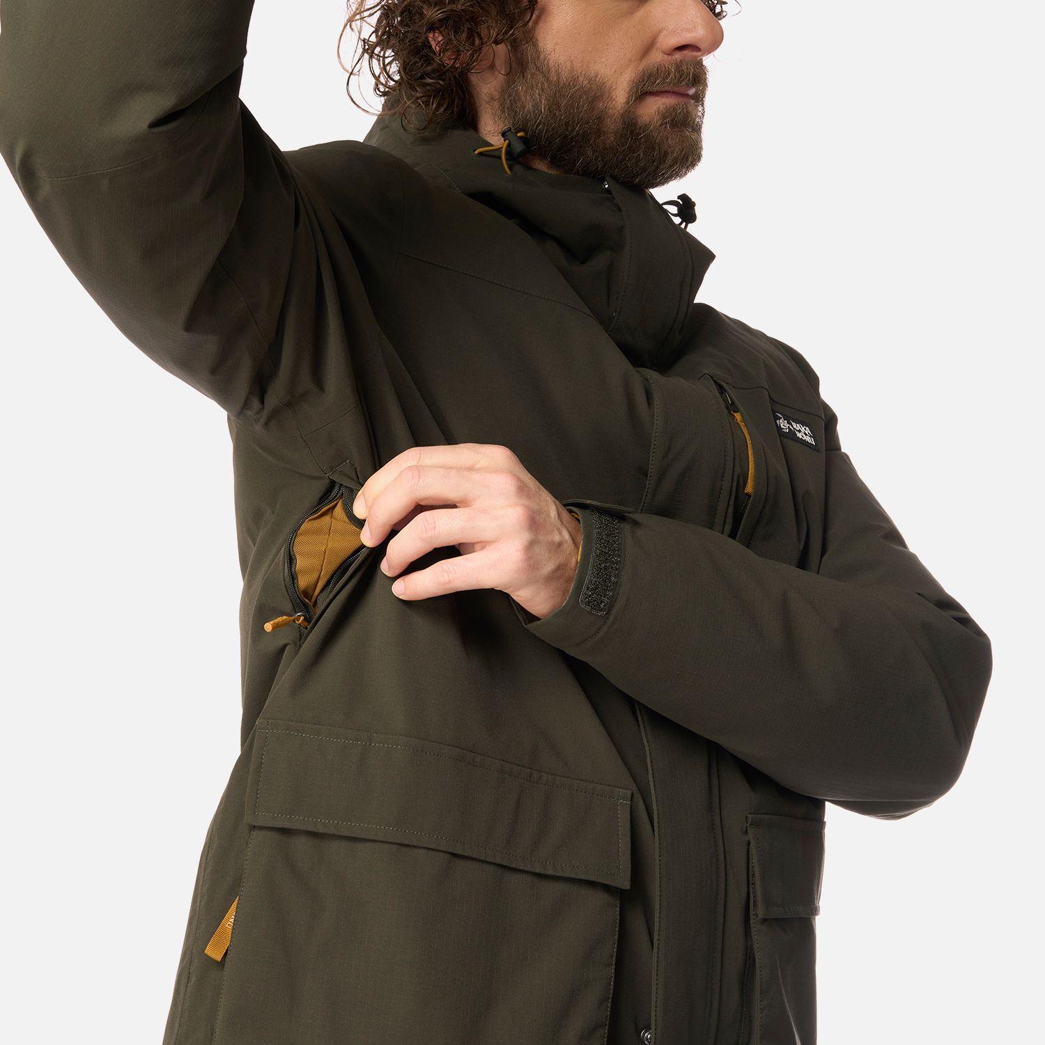 Chaqueta Hombre Diluvio Verde Militar Haka Honu I26-4