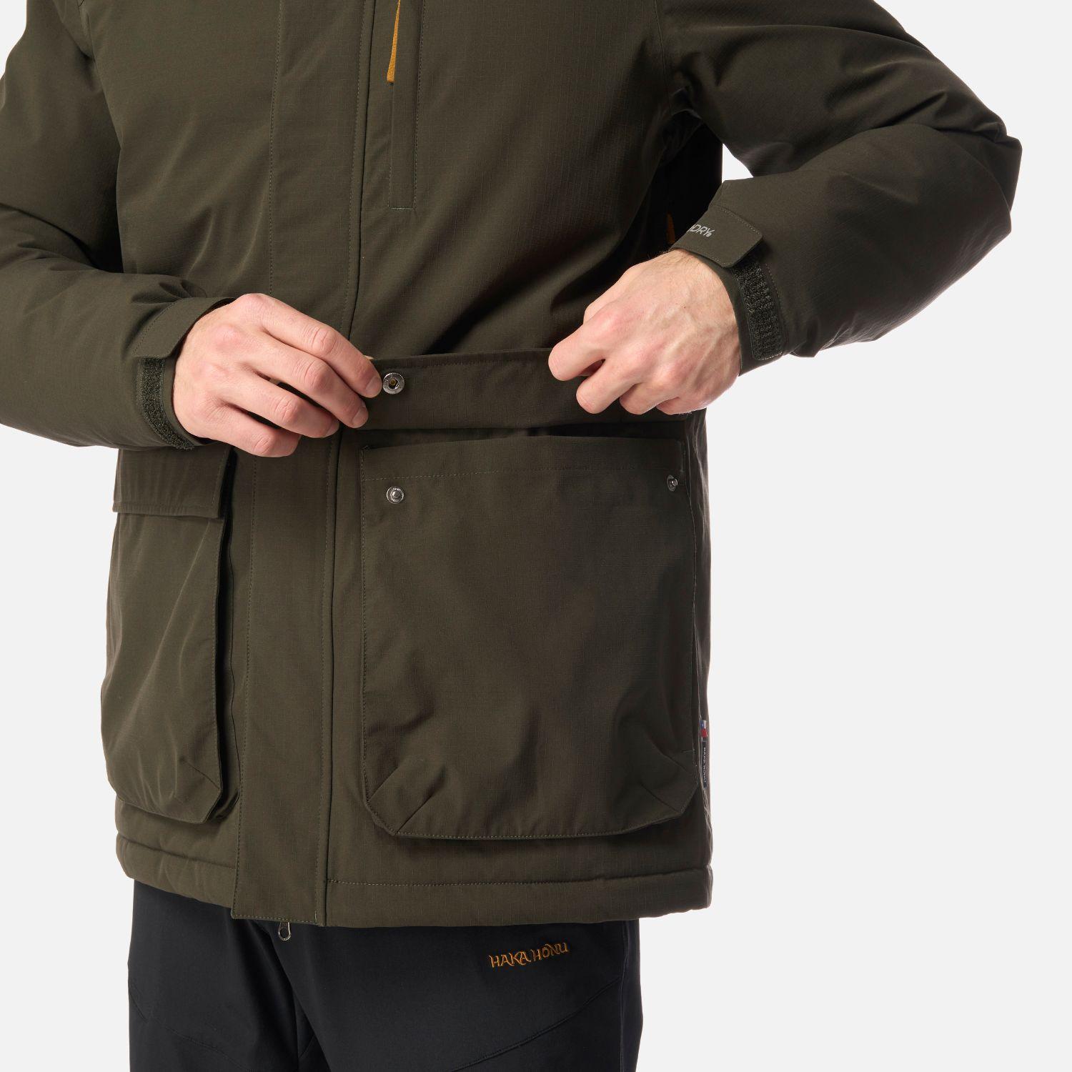 Chaqueta Hombre Diluvio Verde Militar Haka Honu I26-5