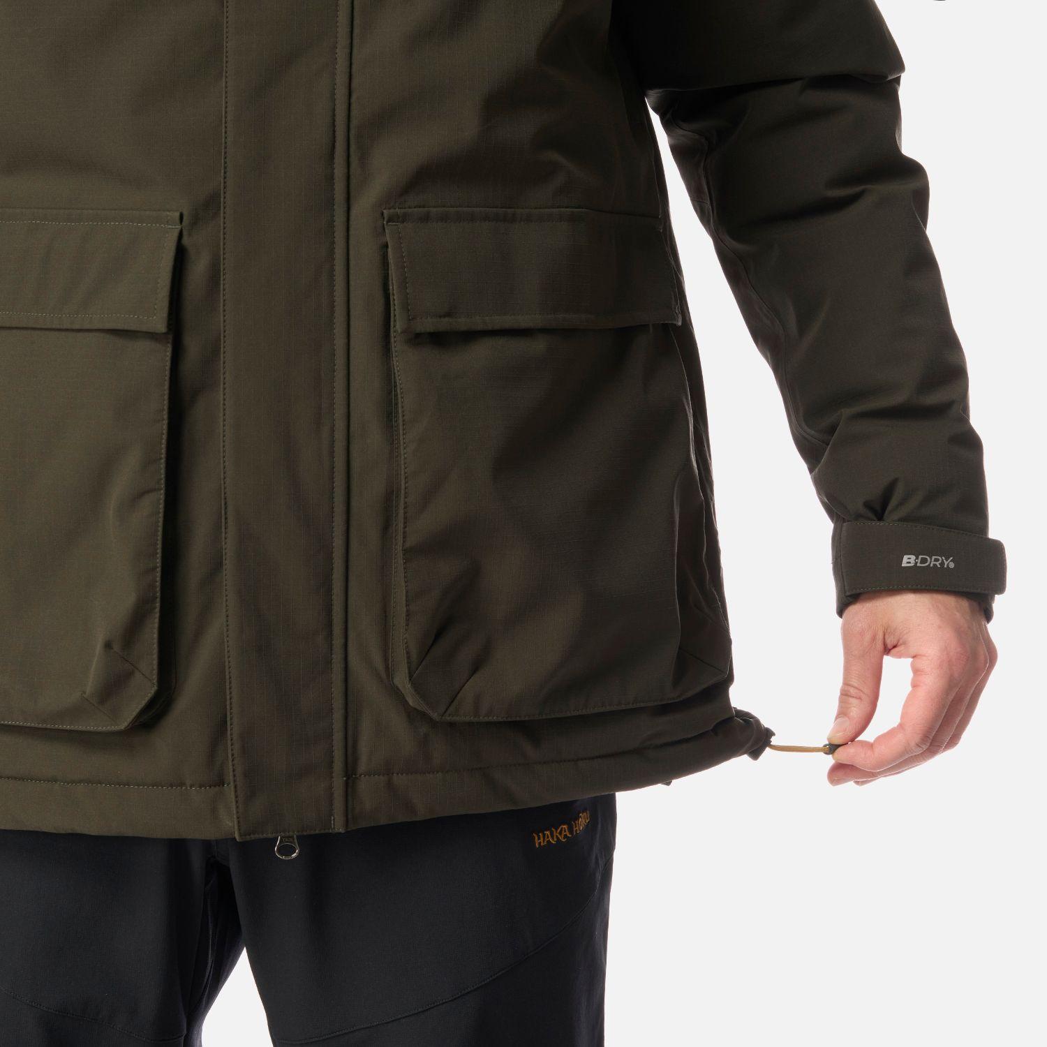 Chaqueta Hombre Diluvio Verde Militar Haka Honu I26-7