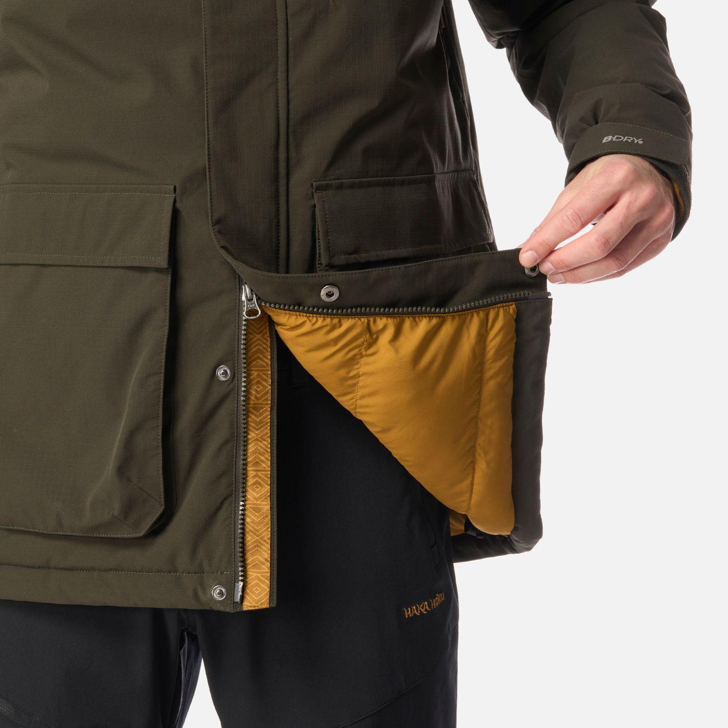 Chaqueta Hombre Diluvio Verde Militar Haka Honu I26-8