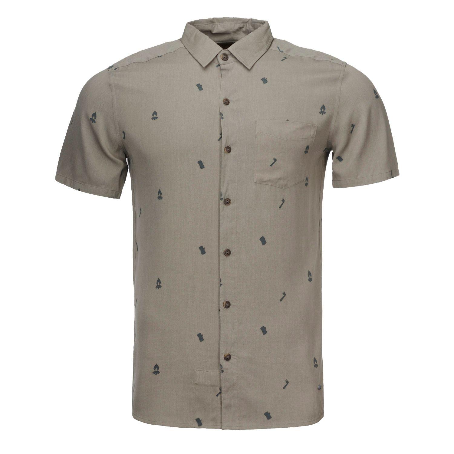 Camisa Hombre Camp Short Sleeve Shirt Print Laurel Lippi-0