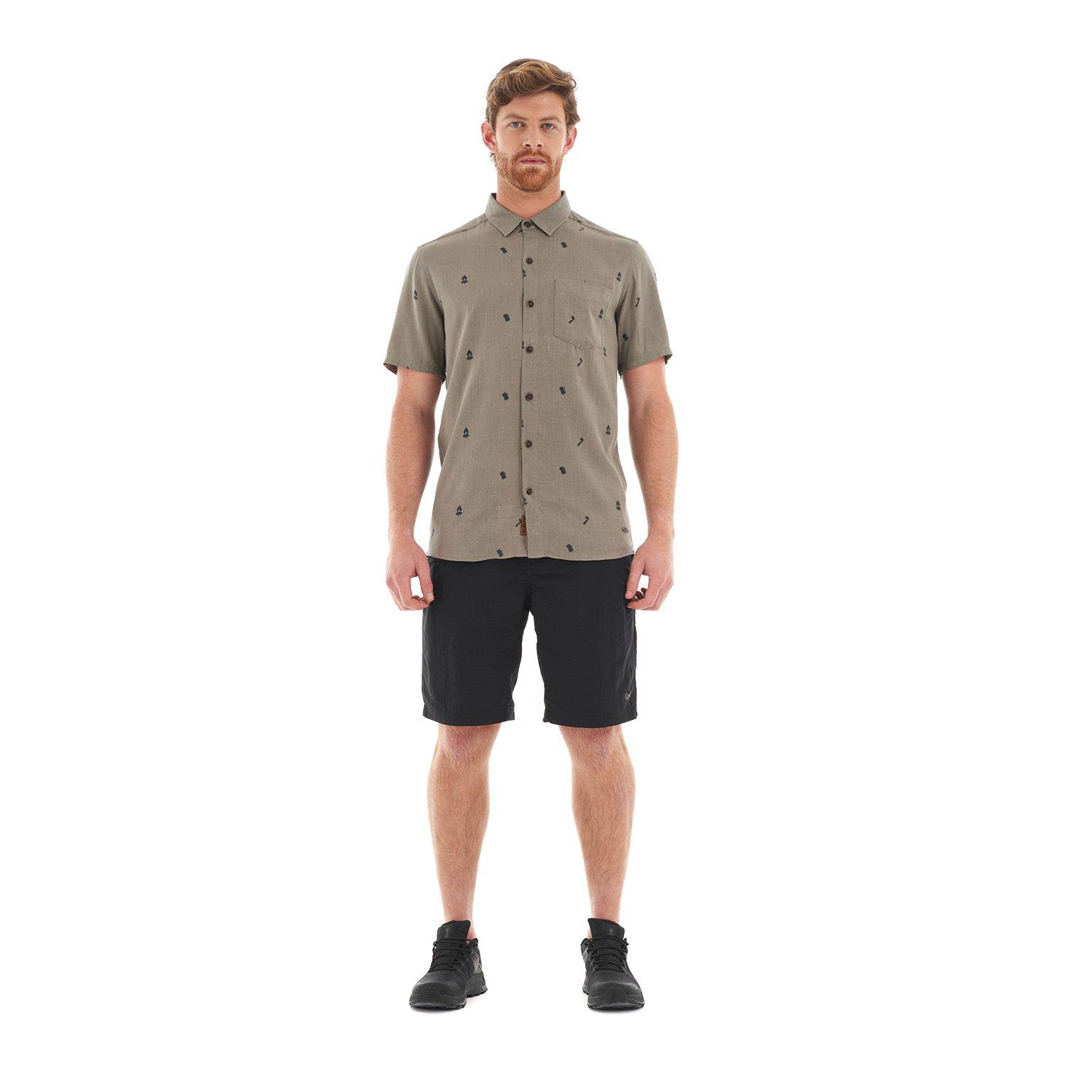 Camisa Hombre Camp Short Sleeve Shirt Print Laurel Lippi-7