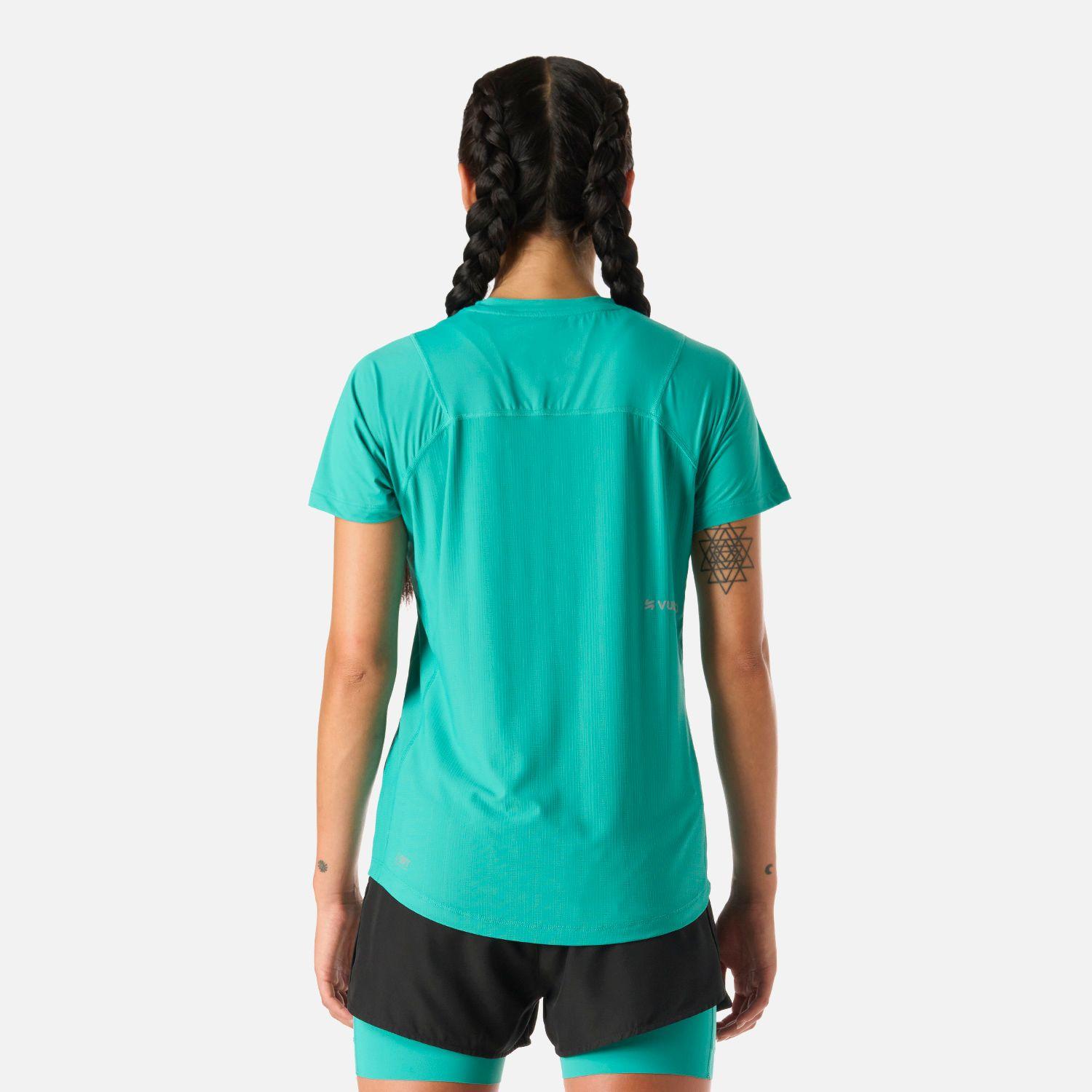 Polera Mujer Built To Move T-Shirt Turquesa Vulcano-3