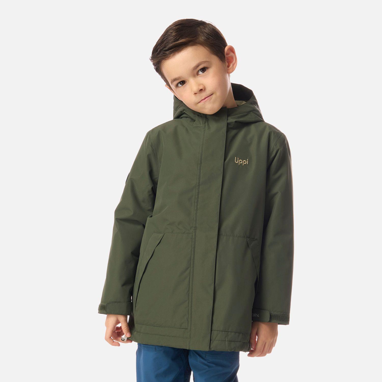 Chaqueta Niño Cold Place B-Dry Hoody Jacket Verde Militar Lippi I26-0