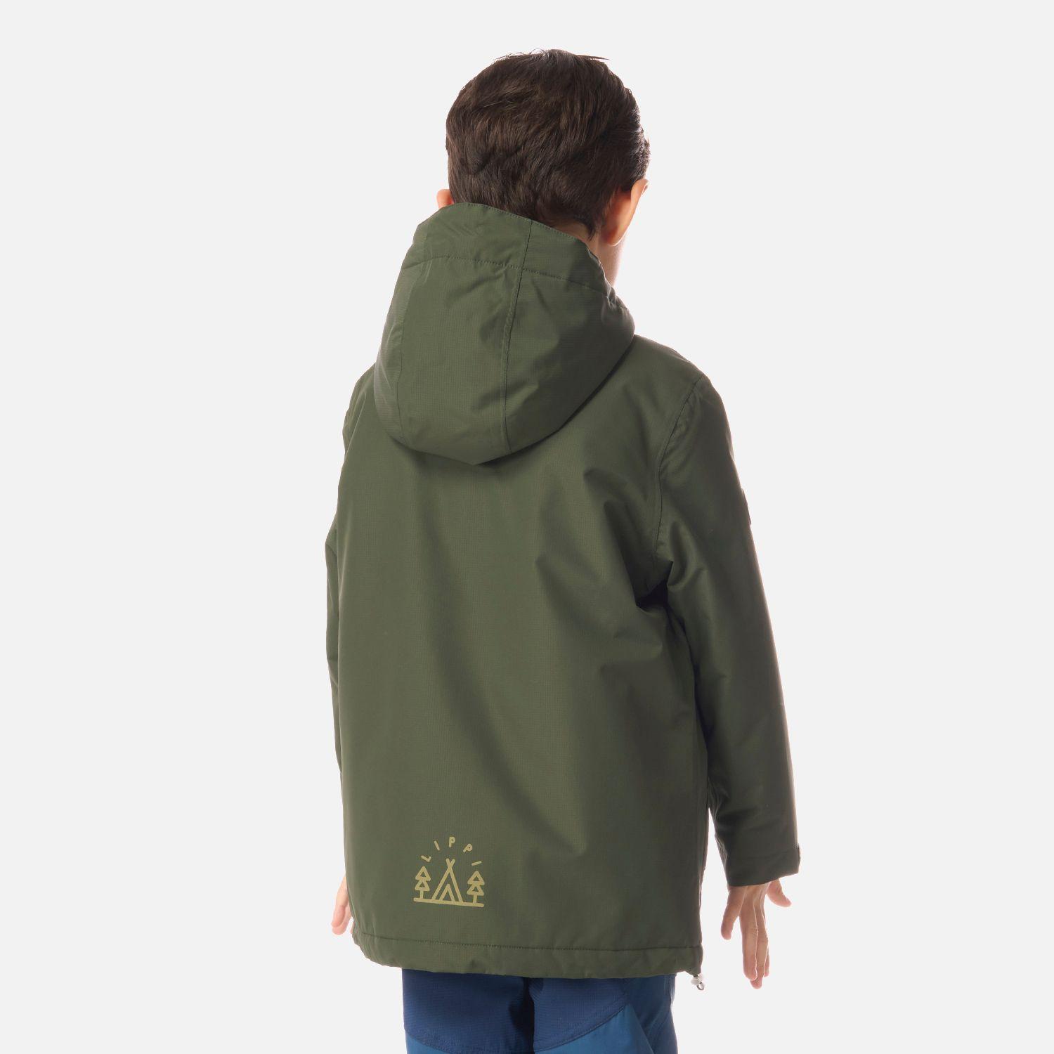 Chaqueta Niño Cold Place B-Dry Hoody Jacket Verde Militar Lippi I26-2