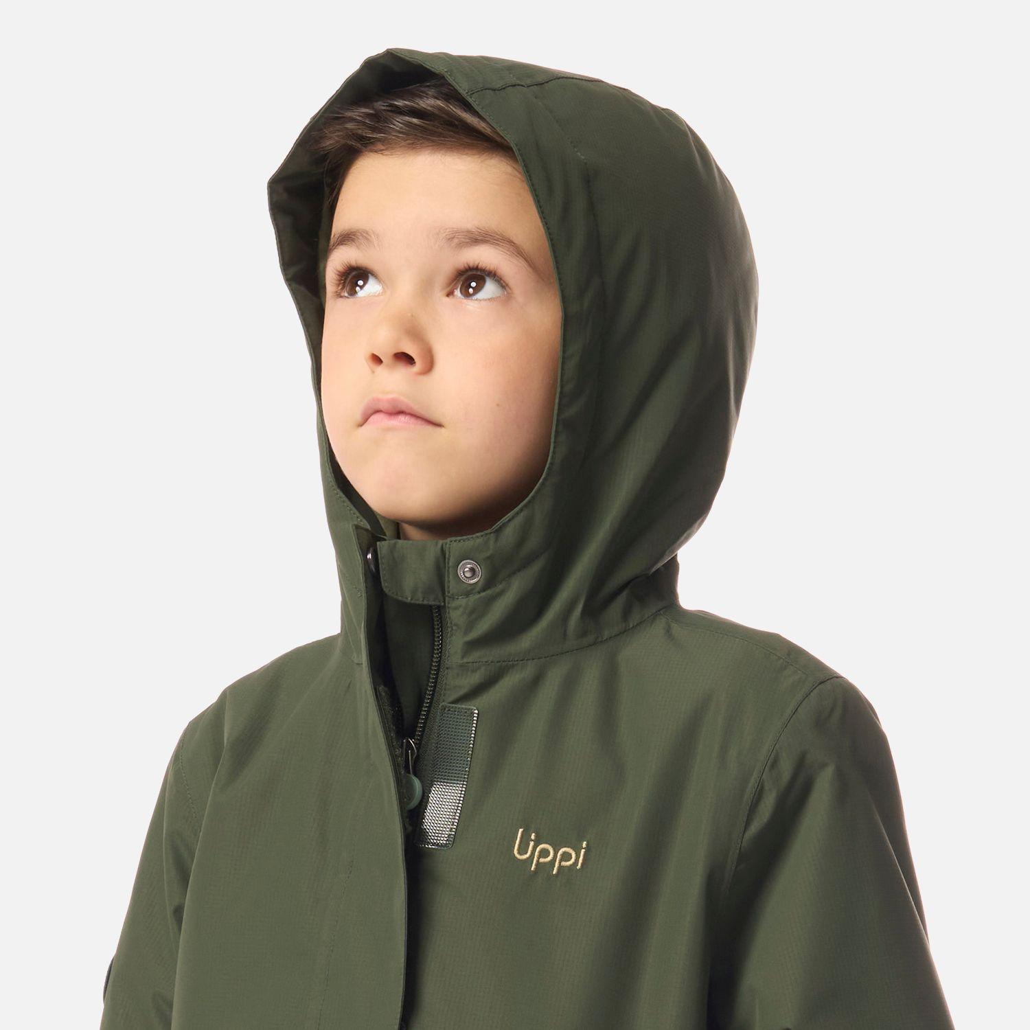 Chaqueta Niño Cold Place B-Dry Hoody Jacket Verde Militar Lippi I26-3