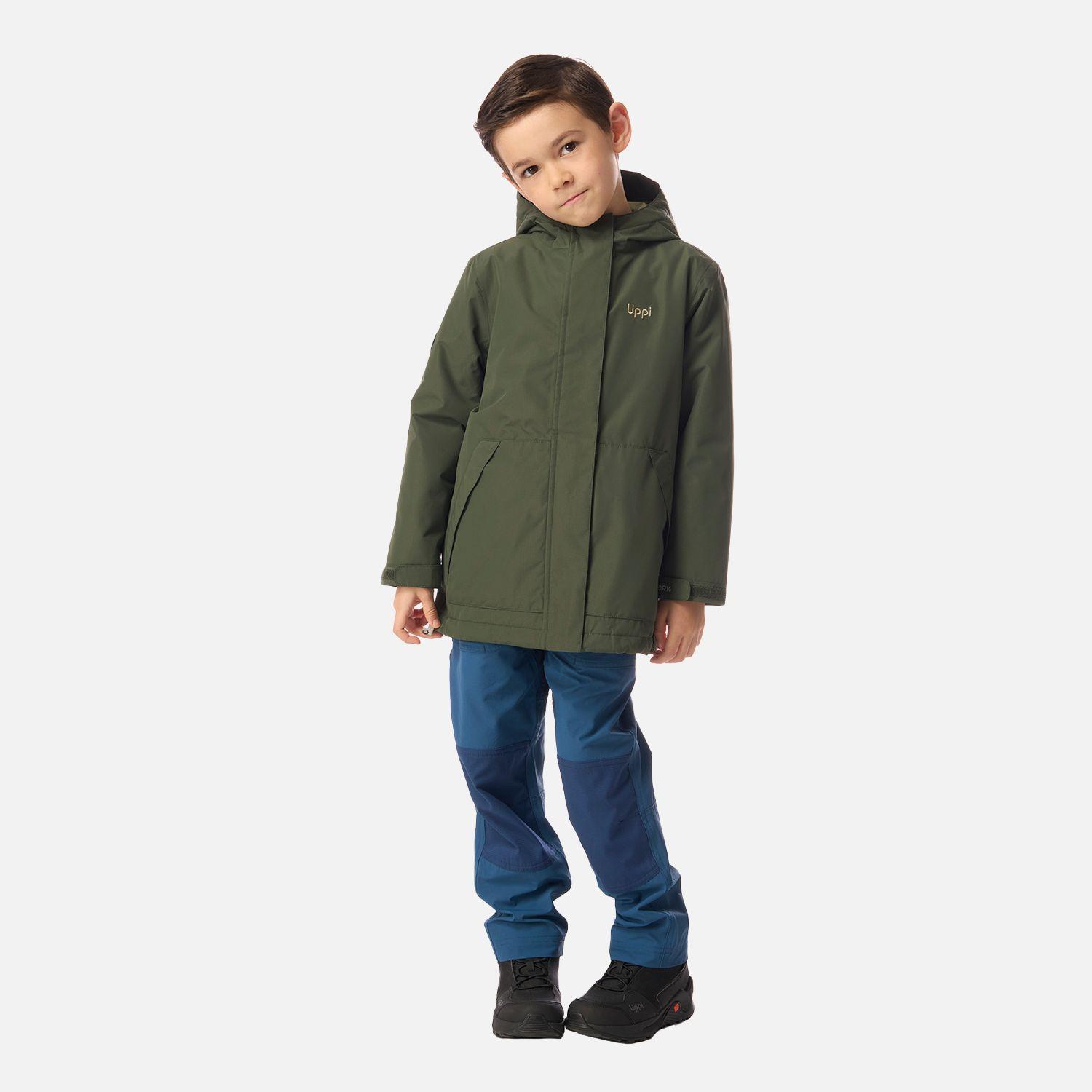Chaqueta Niño Cold Place B-Dry Hoody Jacket Verde Militar Lippi I26-5