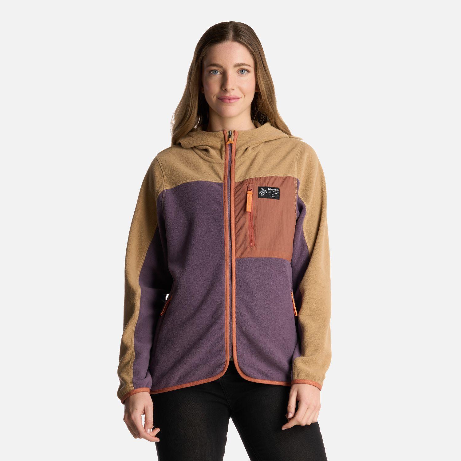 Polerón Mujer Leñera Morado Claro Haka Honu-0