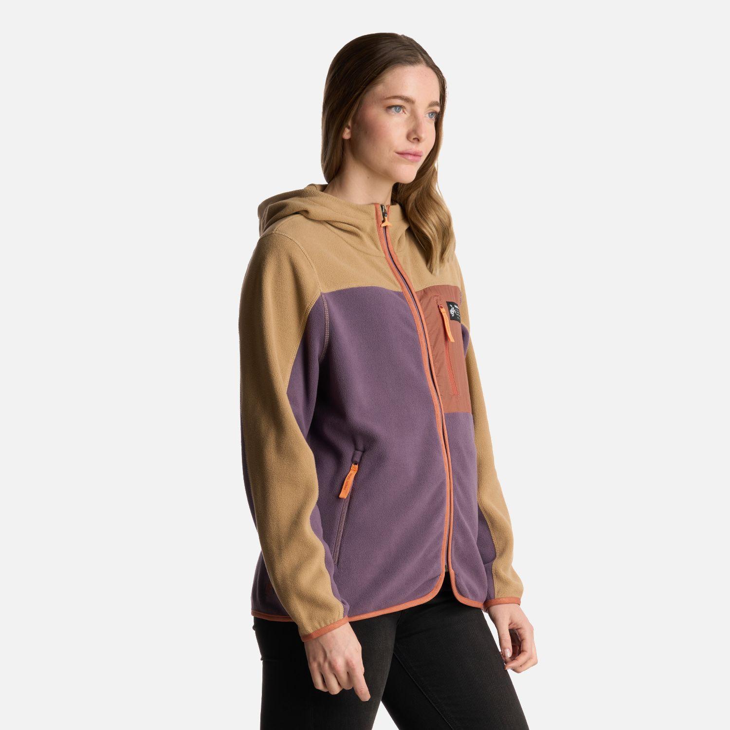 Polerón Mujer Leñera Morado Claro Haka Honu-1