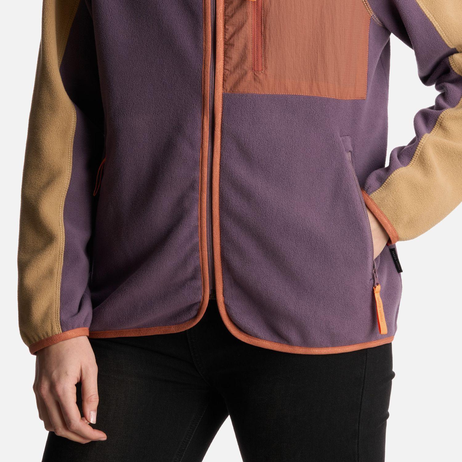 Polerón Mujer Leñera Morado Claro Haka Honu-4