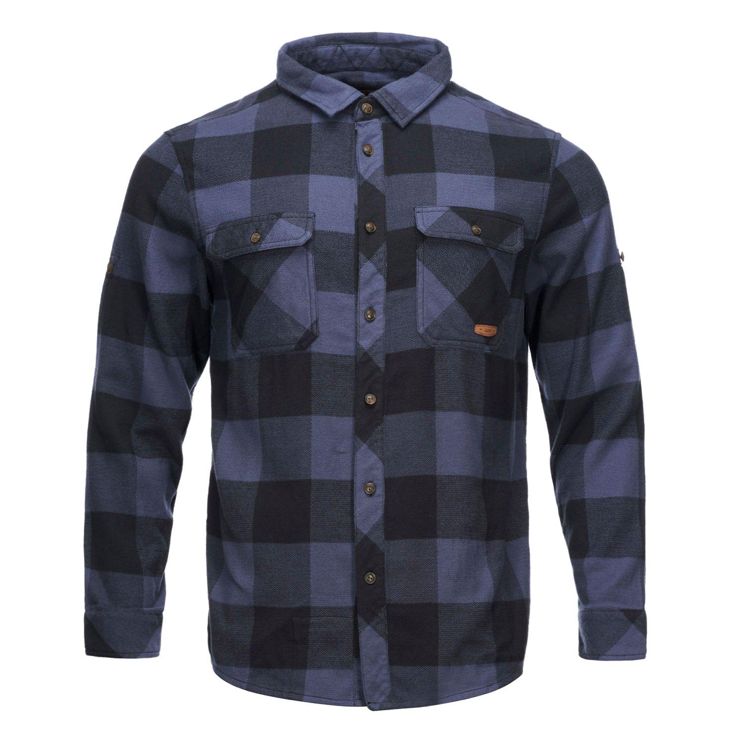 Camisa Hombre Lumberjack Shirt Azul Marino Lippi I21-0