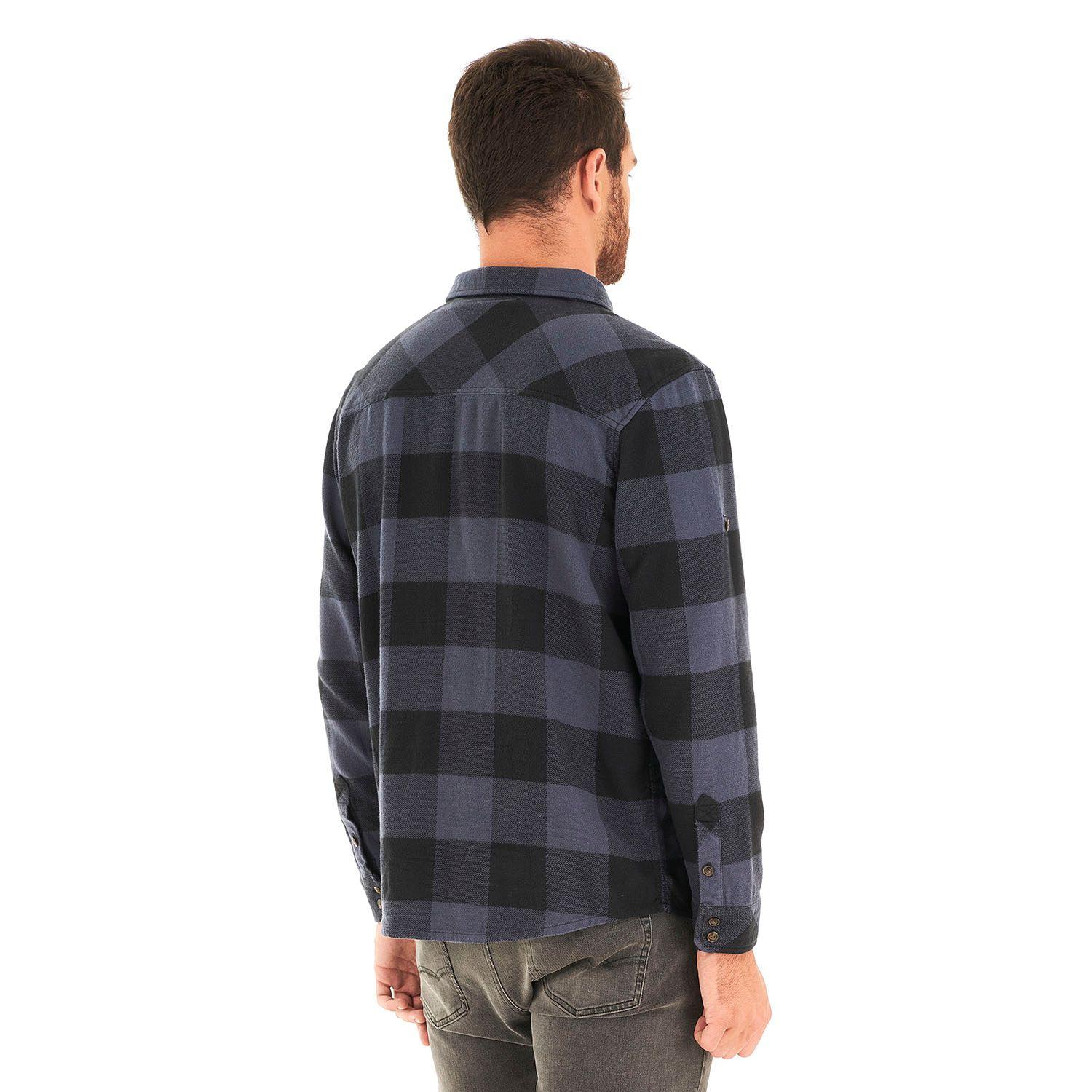 Camisa Hombre Lumberjack Shirt Azul Marino Lippi I21-4
