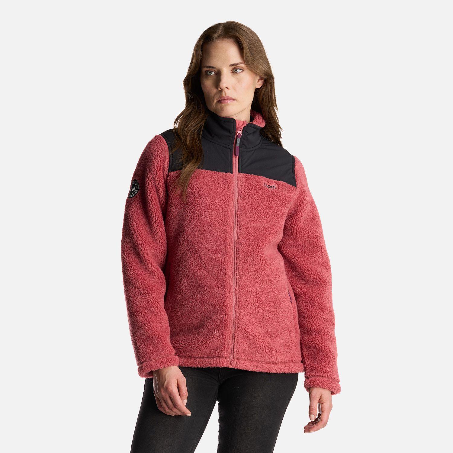 Chaqueta Mujer Glaciar Sherpa Pro Jacket Rosado Oscuro Lippi-1