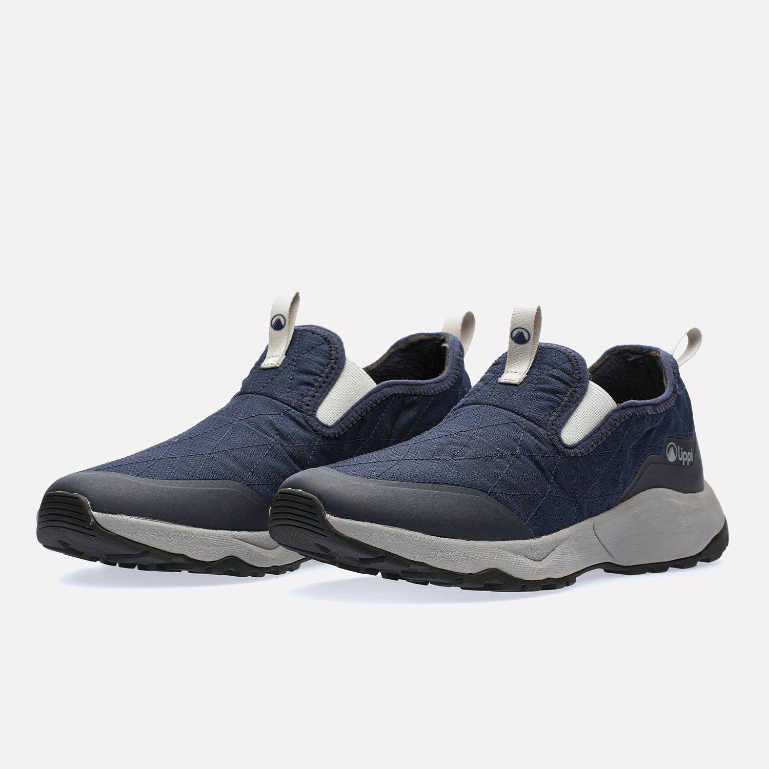 Zapatilla Hombre Wool Step Insulate Blue Grey Lippi-2