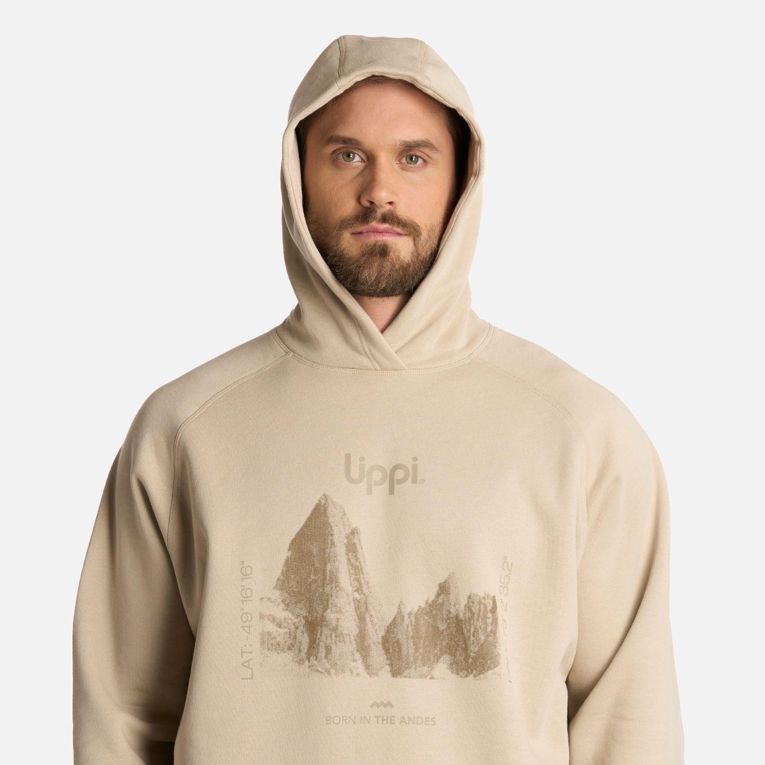 Polerón Hombre Insigne Sweatshirt Front Beige Lippi I25-3