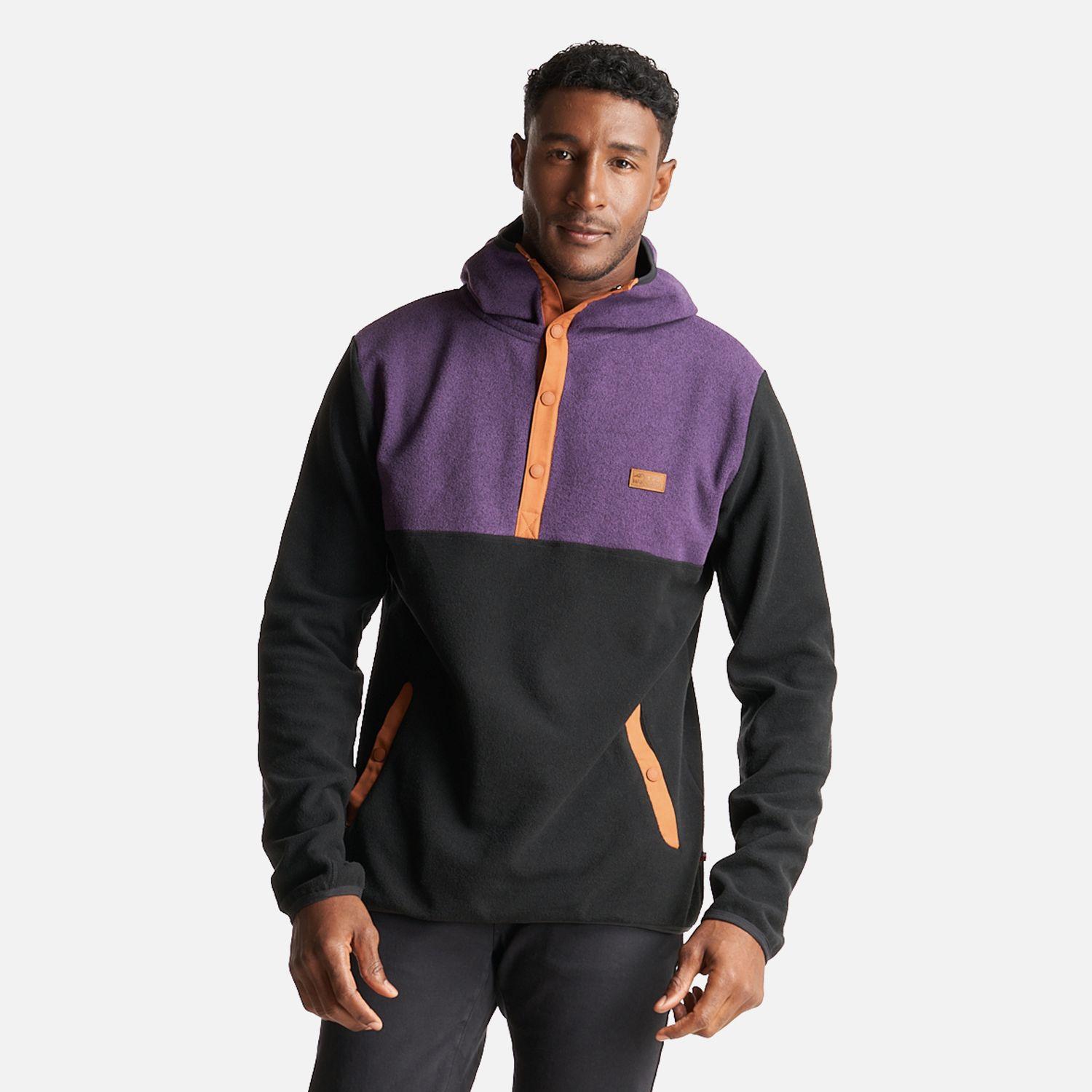 Poleron Hombre Tokerau Hoodie Morado/Negro Haka Honu-2