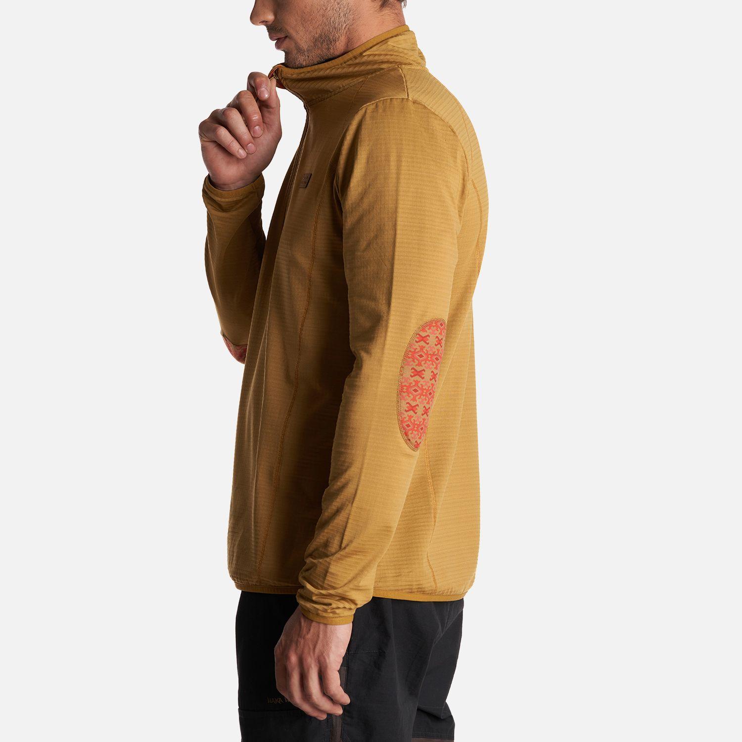 Poleron Hombre Taina Mostaza Oscuro Haka Honu V24-4