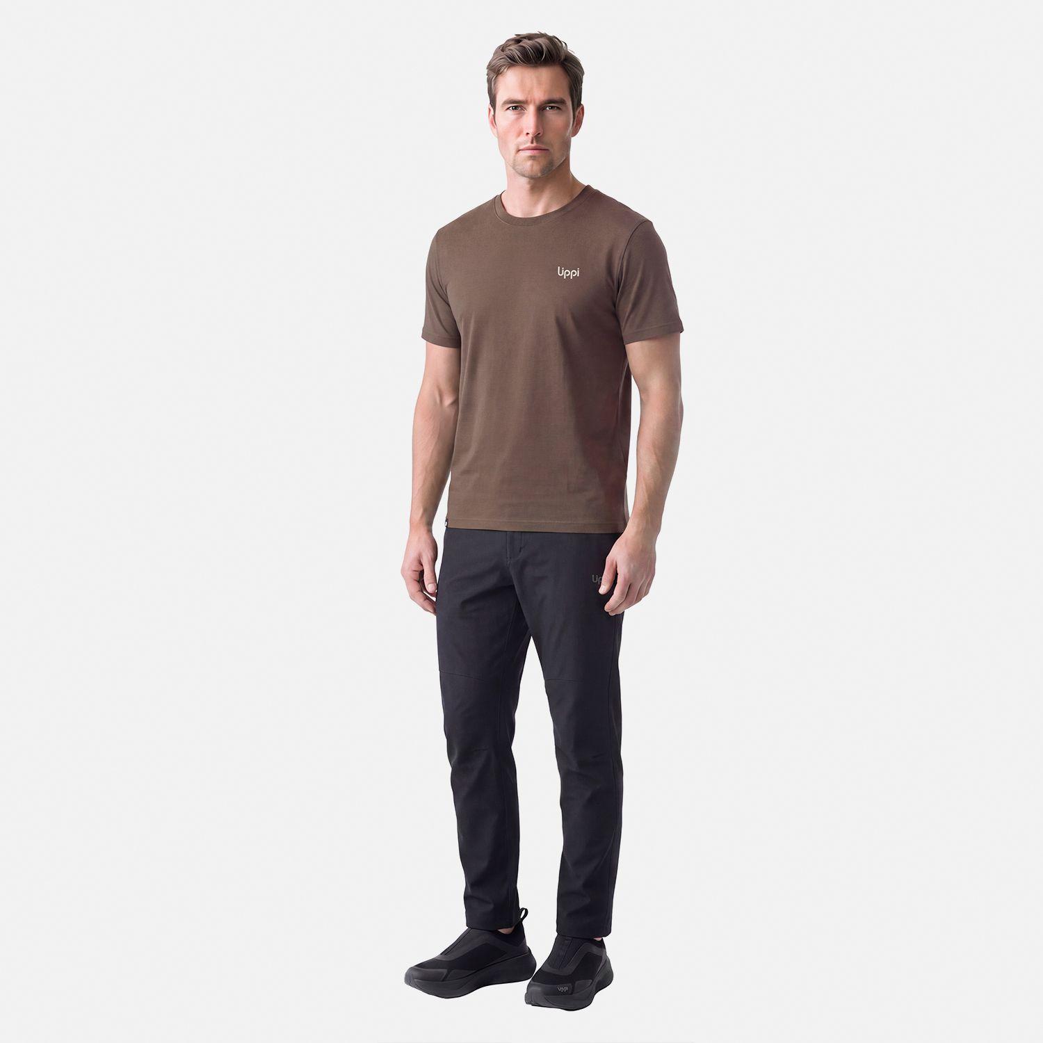 Polera Hombre Ulmo Back Print T-Shirt Cafe Lippi V27-4
