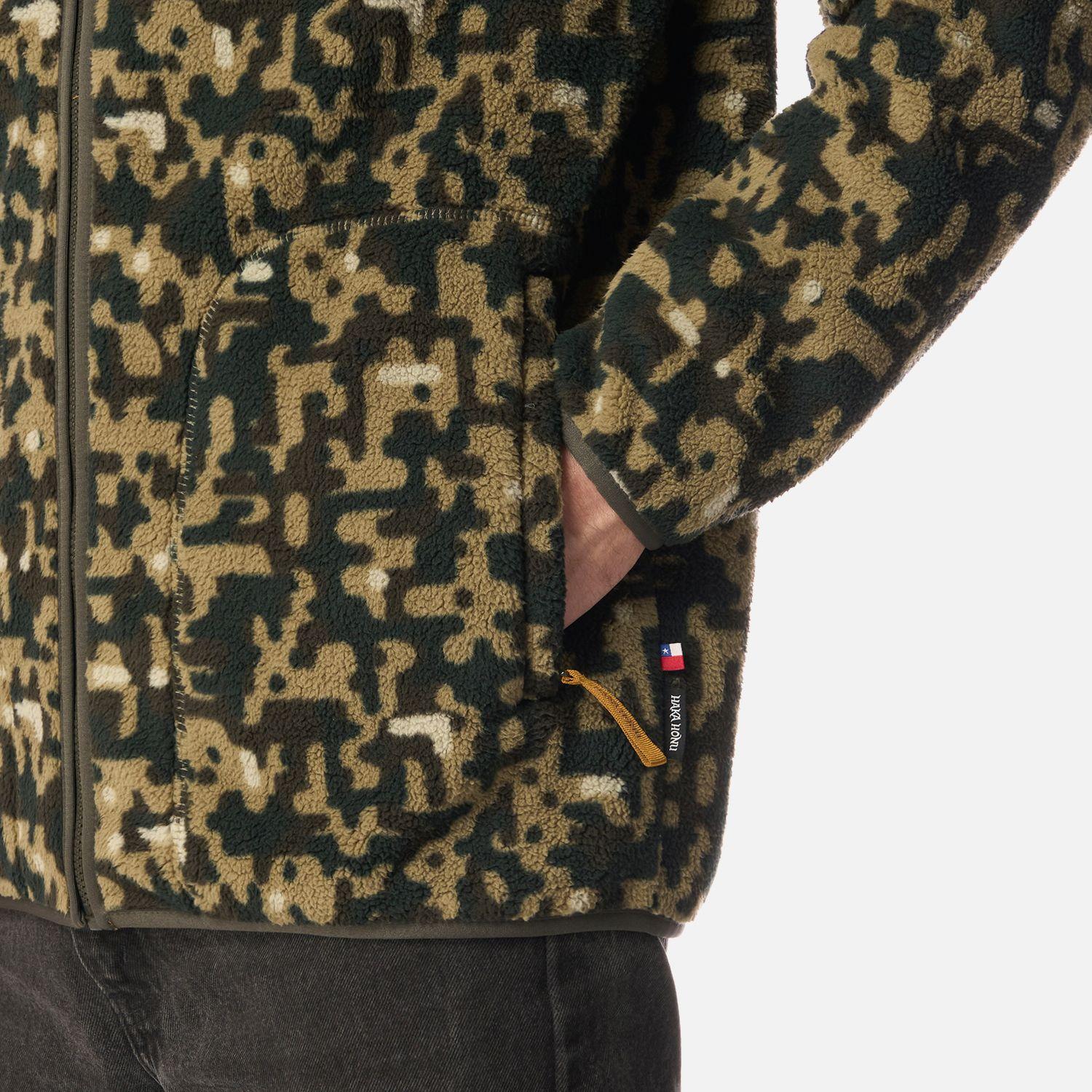 Polar Hombre Ñire Print Verde Militar Haka Honu-4